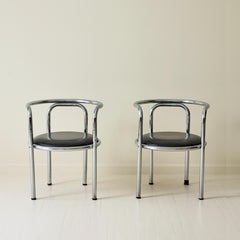 Gae Aulenti "Locus Solus" Series Armchairs by Poltronova, a pair, 1960's