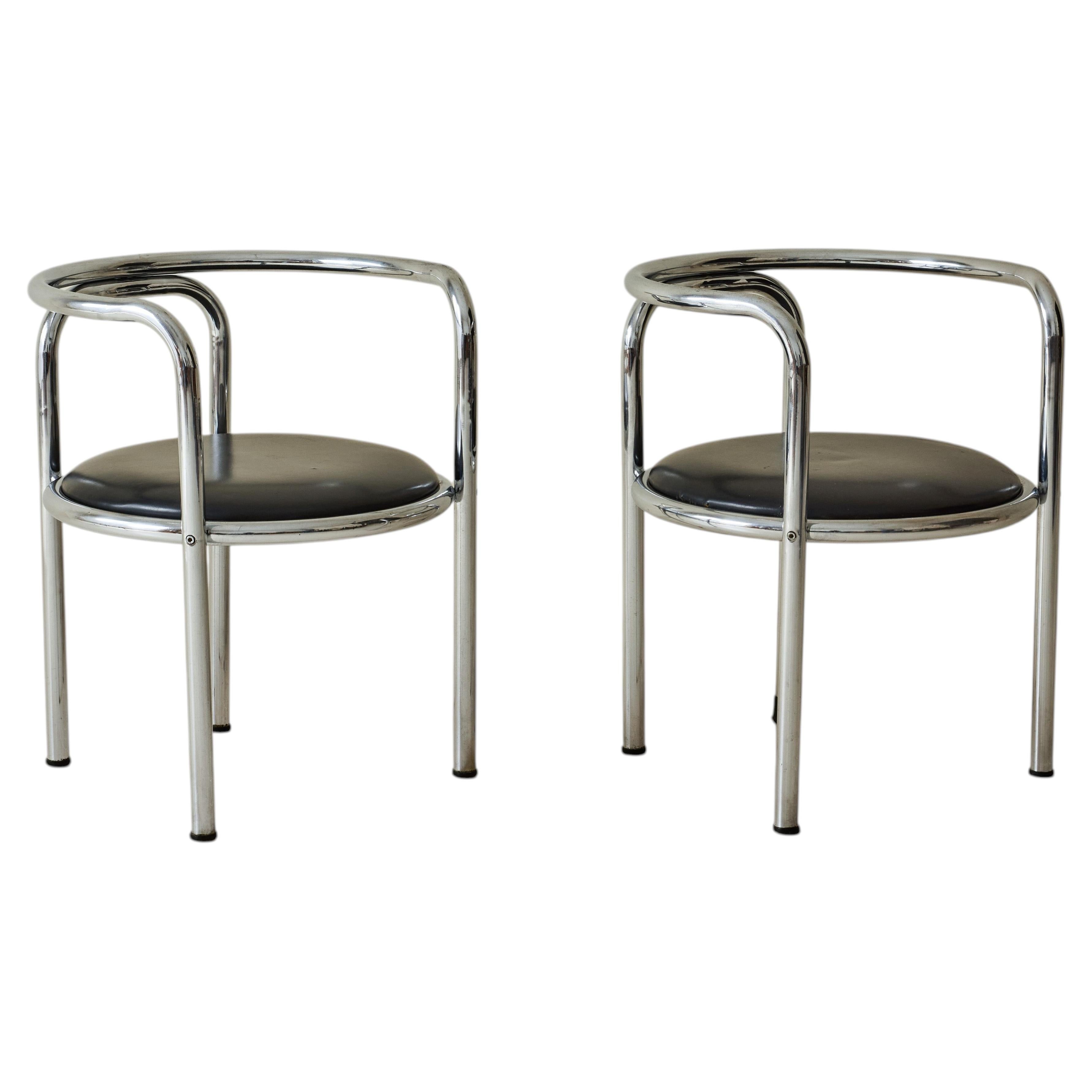 Gae Aulenti "Locus Solus" Series Armchairs by Poltronova, a pair, 1960's
