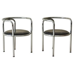 Gae Aulenti "Locus Solus" Series Armchairs by Poltronova, a pair, 1960's