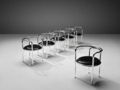 Gae Aulenti 'Locus Solus' Tubular Armchairs