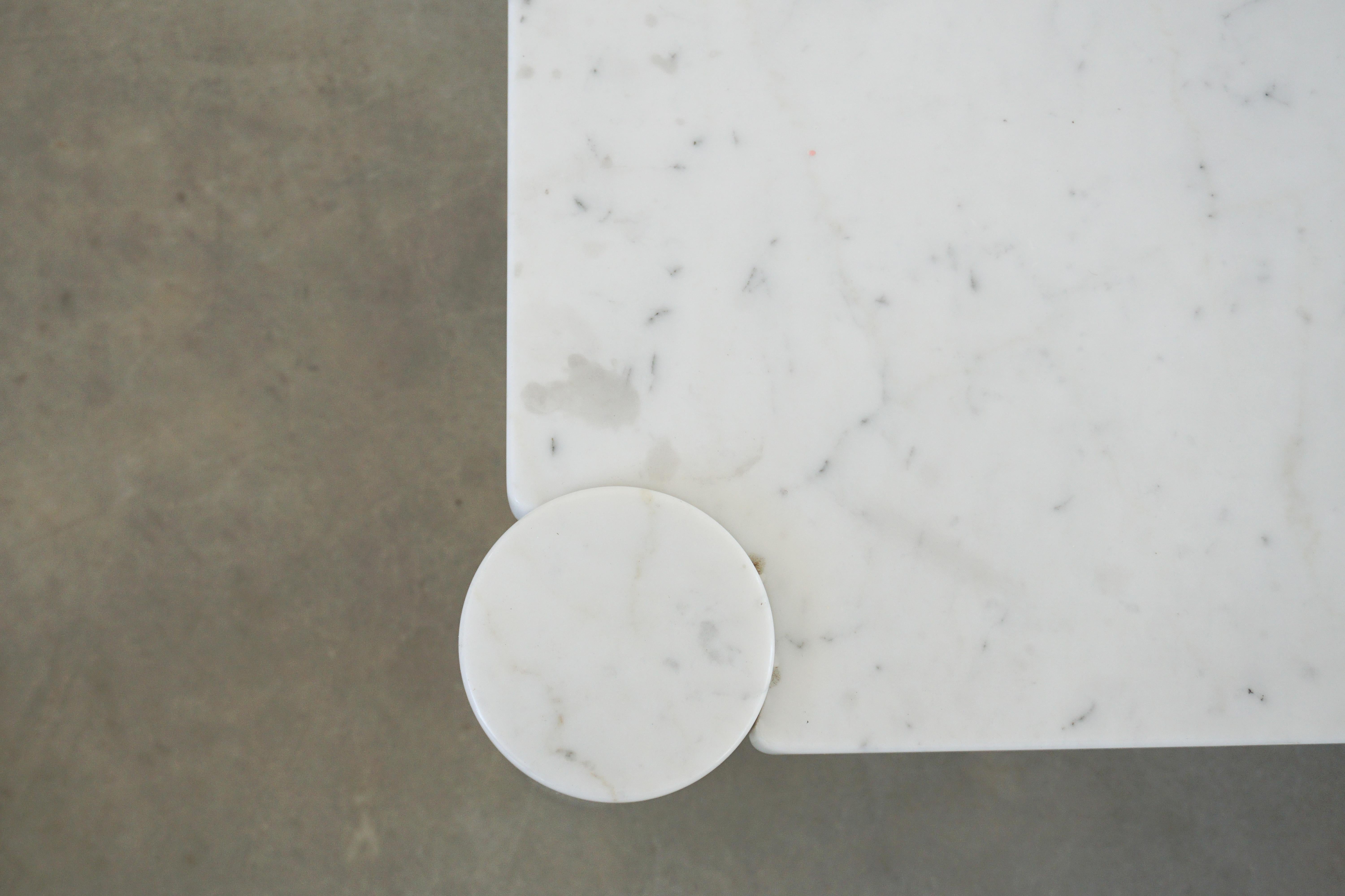 Carrara Marble Gae Aulenti Marble Table