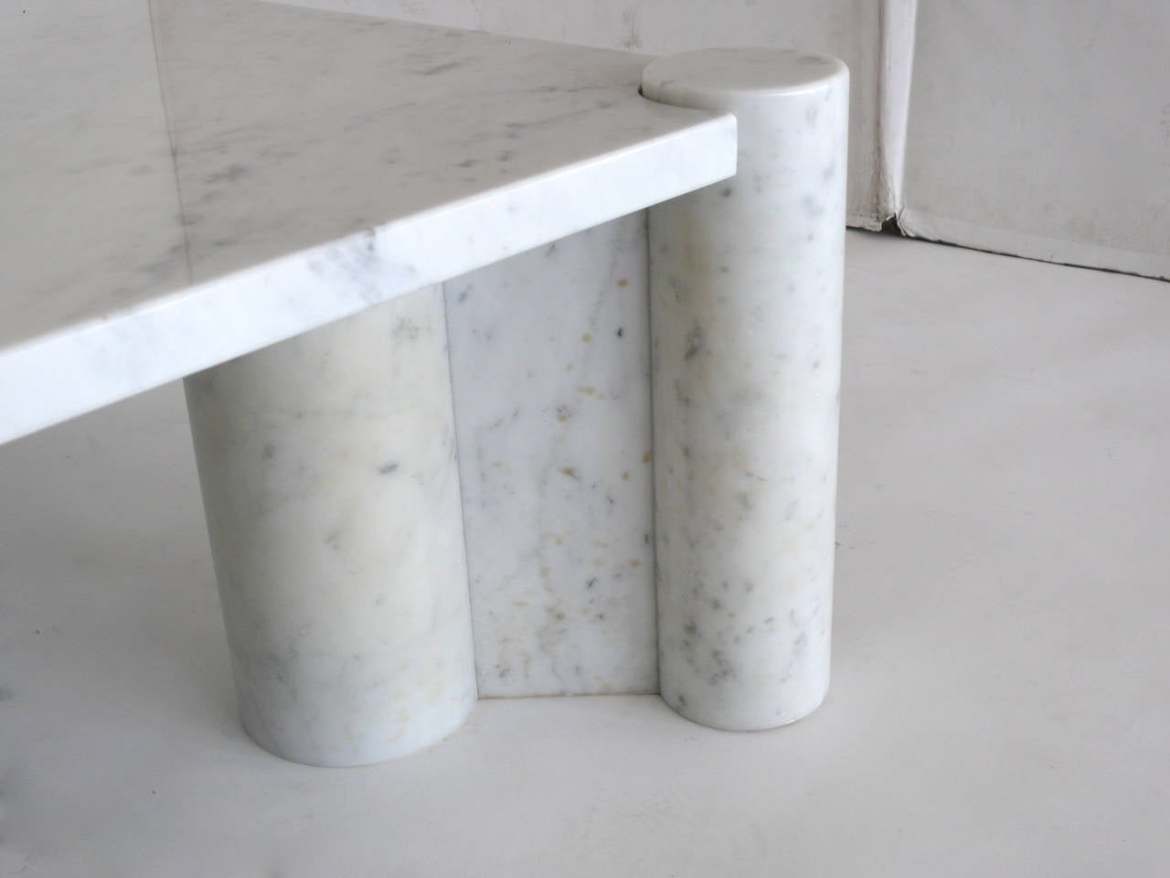 Carrara Marble Gae Aulenti Marble Table