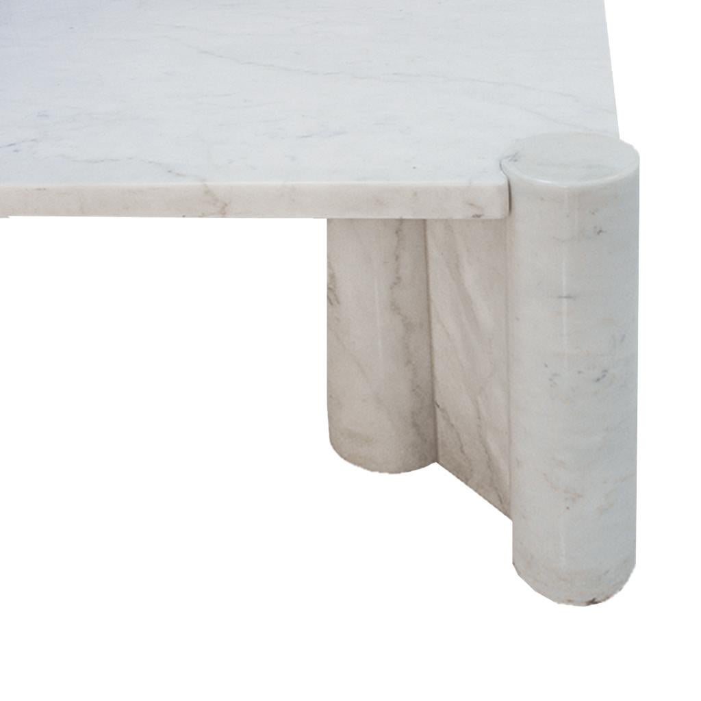 Gae Aulenti Mid-Century Modern for Knoll Carrara Marble Italian Coffee Table 6