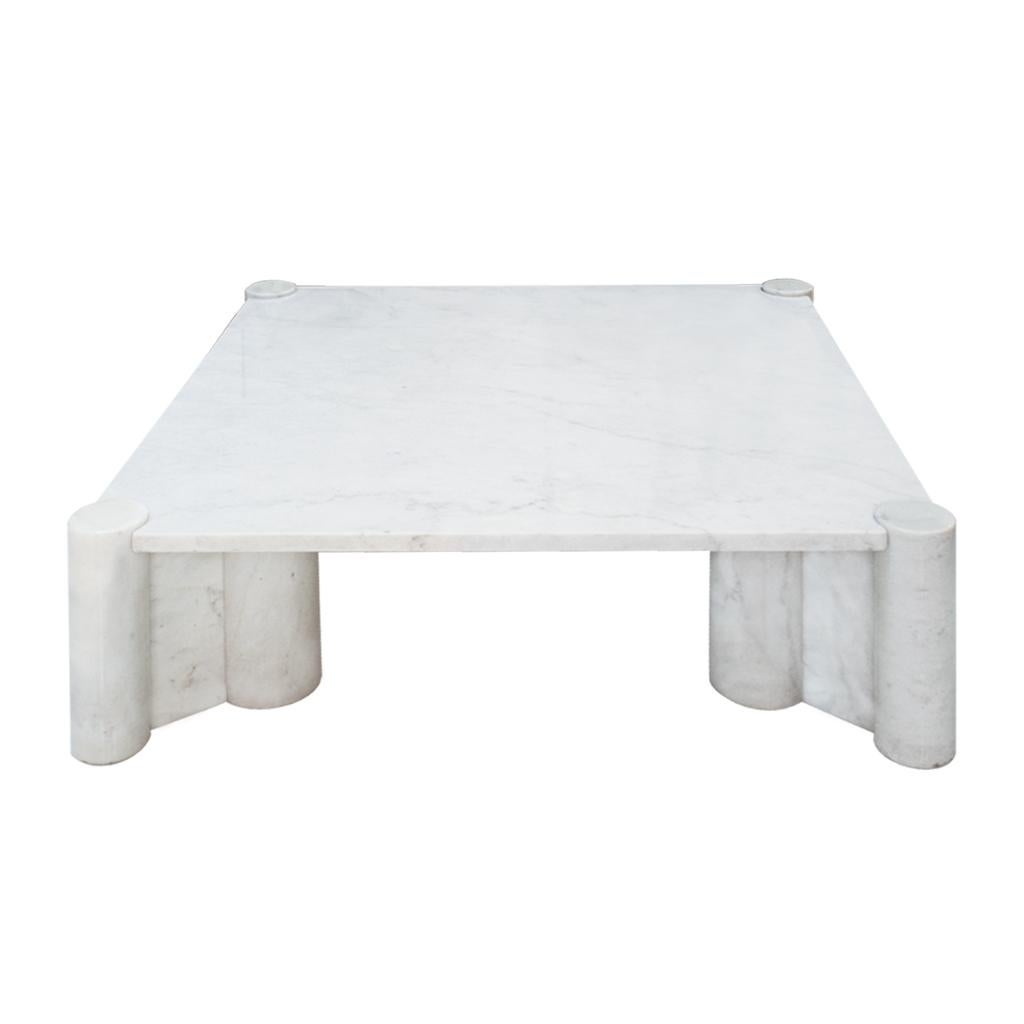 Gae Aulenti Mid-Century Modern for Knoll Carrara Marble Italian Coffee Table 5