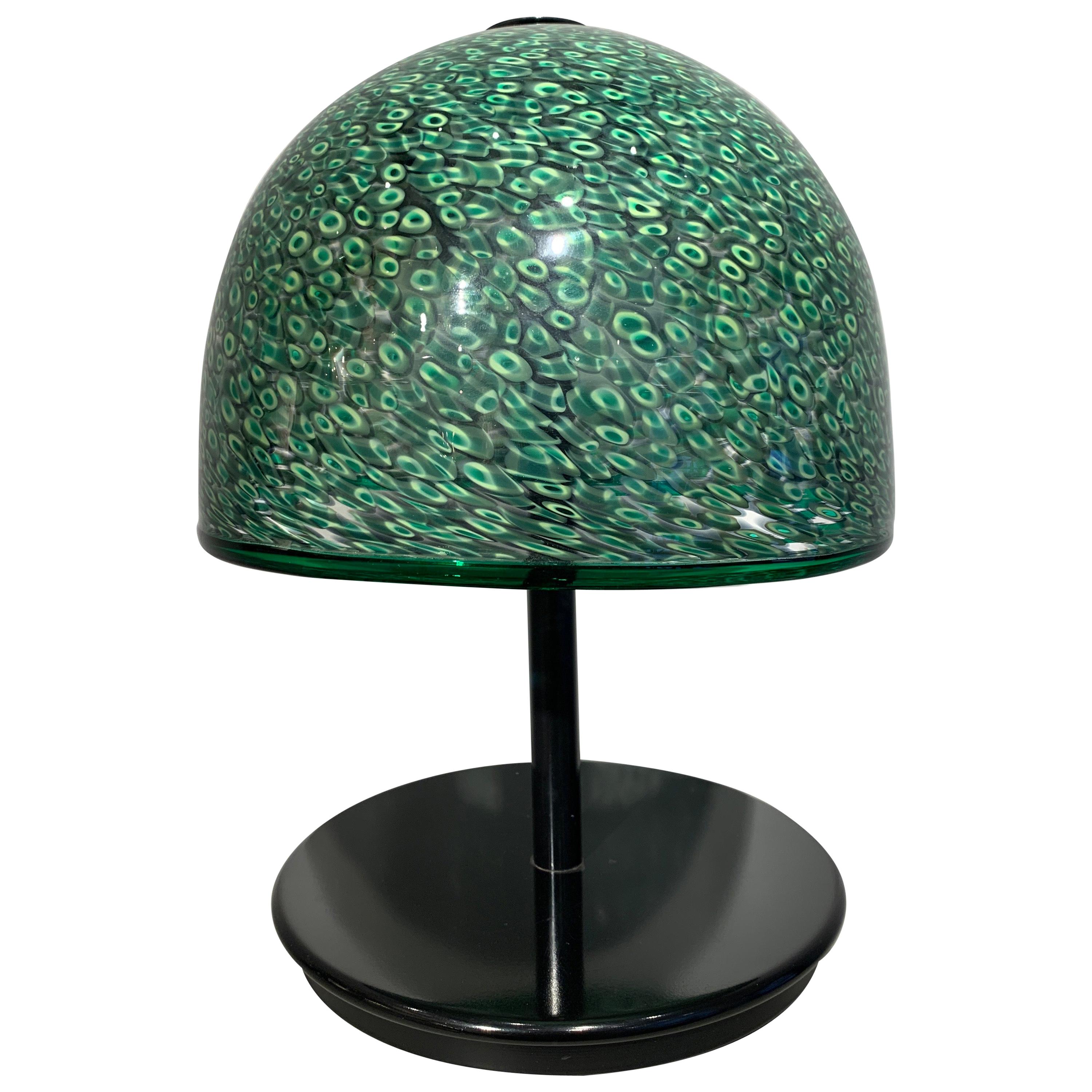Gae Aulenti Murrine Glass Table Lamp, 1980s