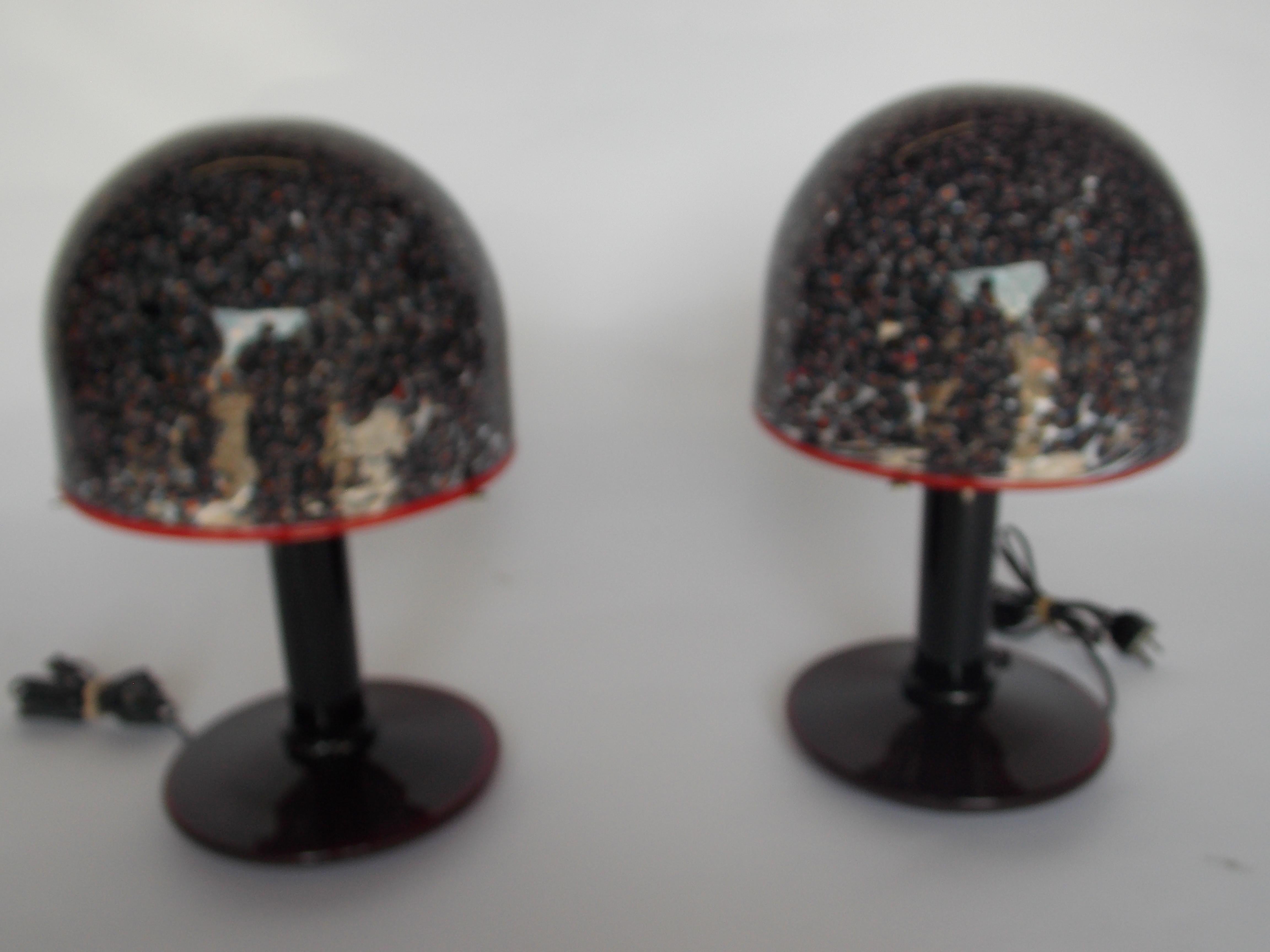 A great matching pair of table lamps
by Gay Aulenti.