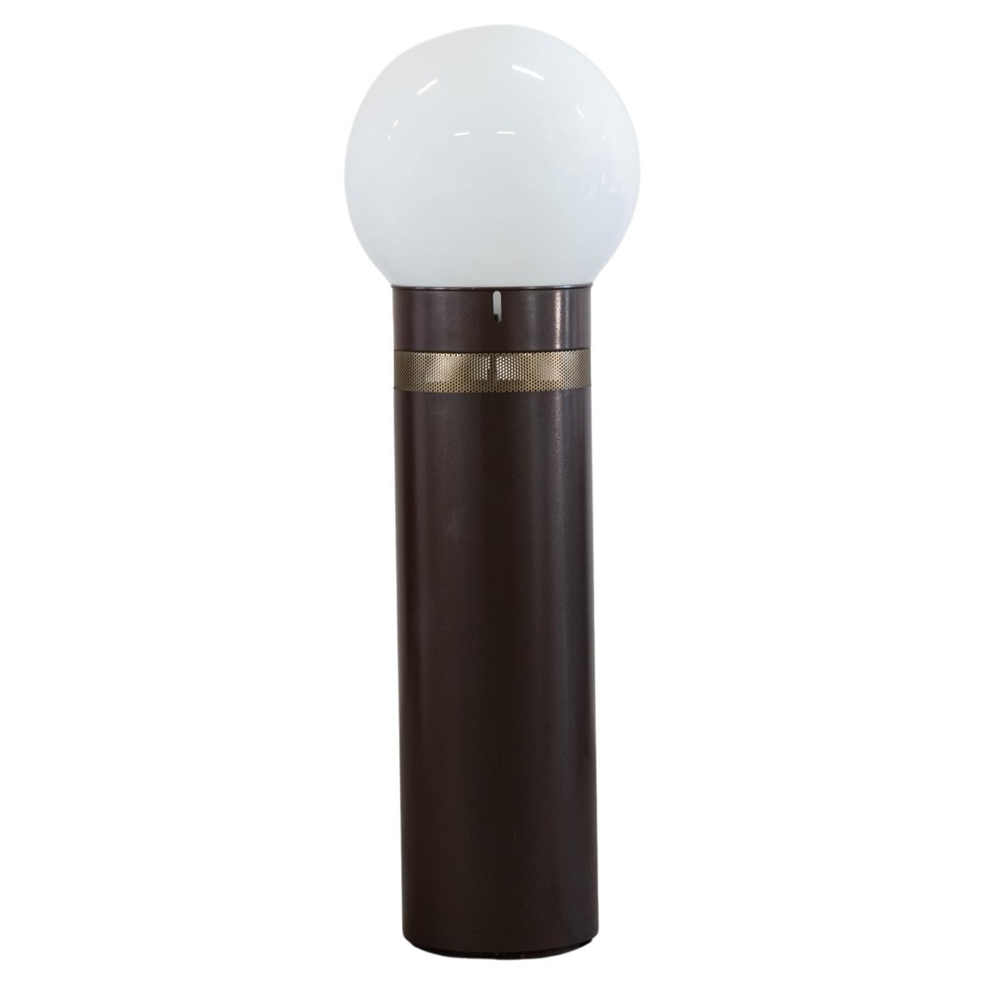 Gae Aulenti Oracolo Floor Lamp in Metal and Blow Glass by Artemide 1970 Italy