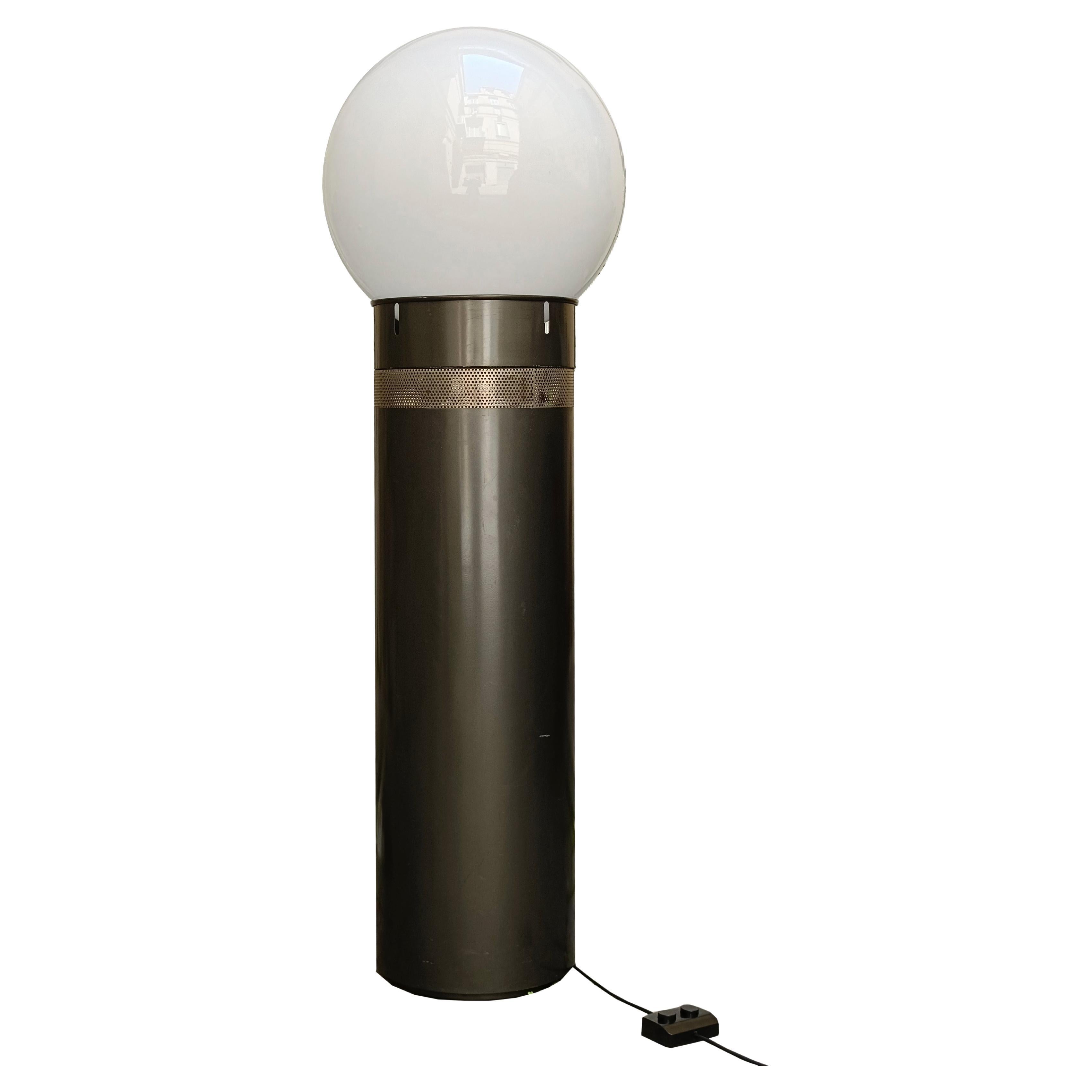 Gae Aulenti for Artemide Floor Lamp "Oracolo" Gray, Italy 1970s
