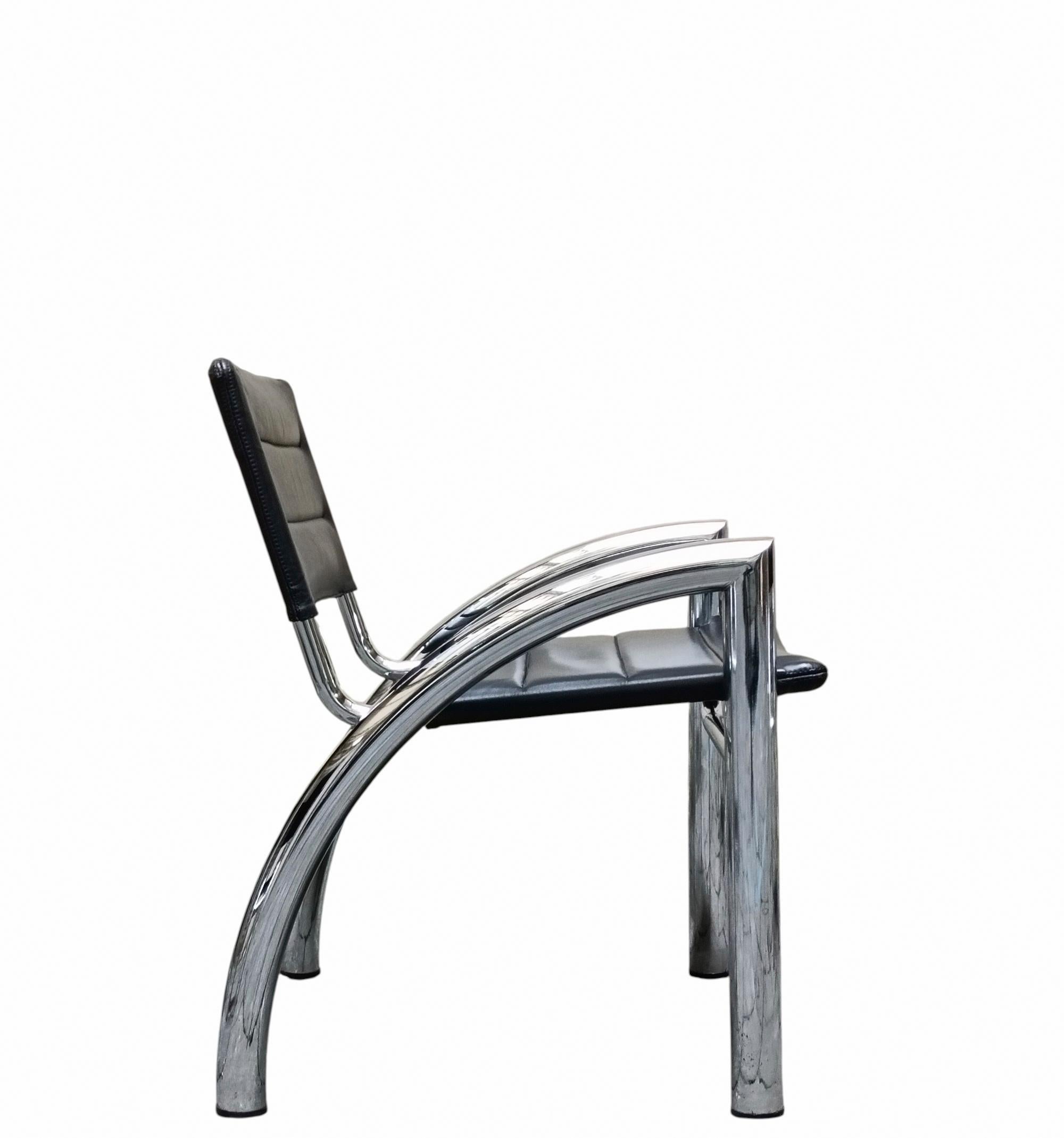 Gae Aulenti per Elam Gruppo di 4 Sedie 