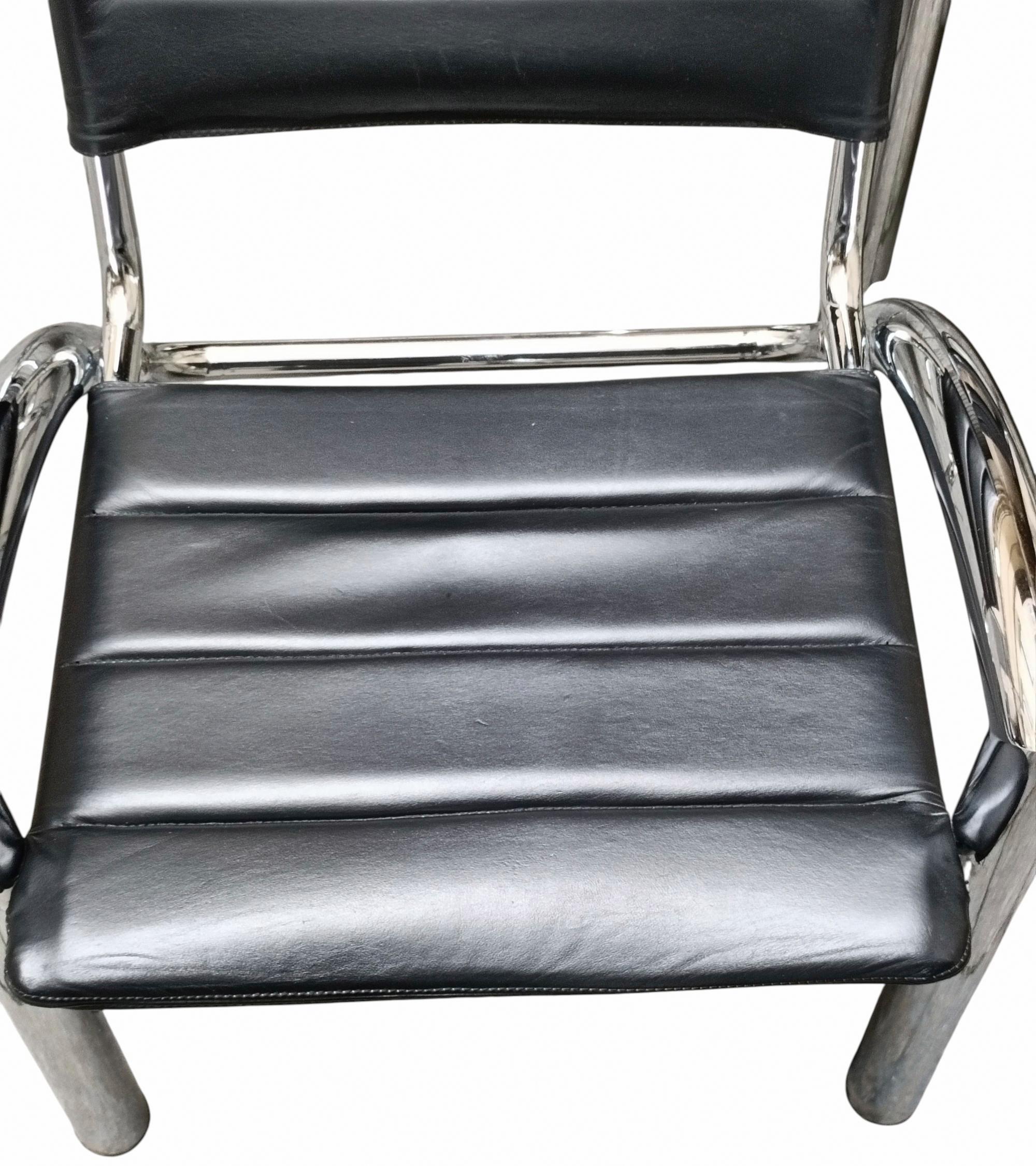 Gae Aulenti per Elam Gruppo di 4 Sedie 