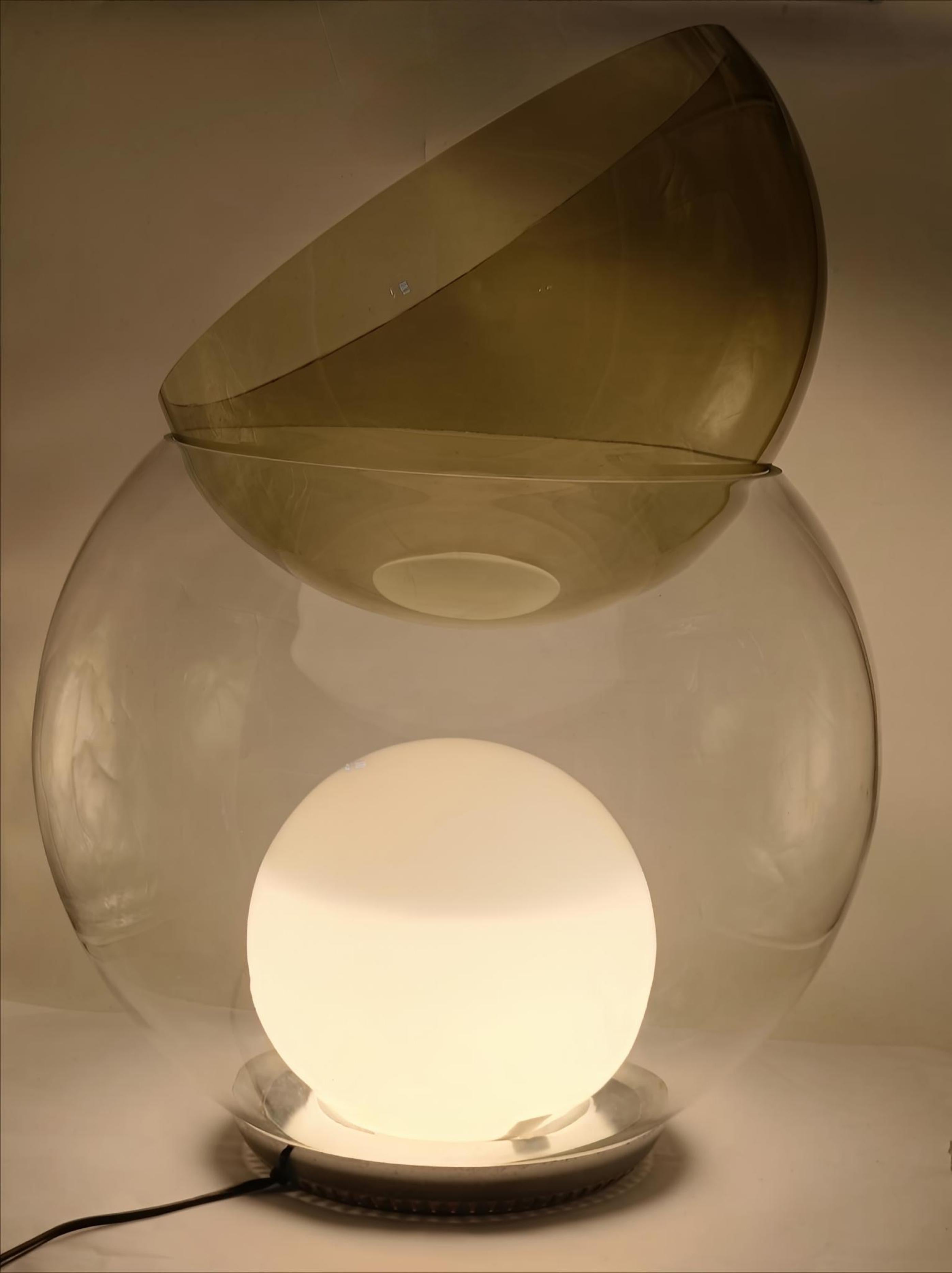 Verre Lampada da Tavolo « Giova » de Gae Aulenti pour Fontana Arte, Italie, années 1960 en vente