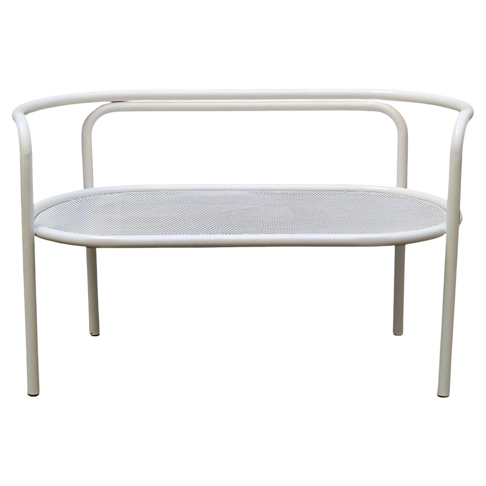 Gae Aulenti pour Poltronova Panca Bianca "Locus Solus", Italie 1964