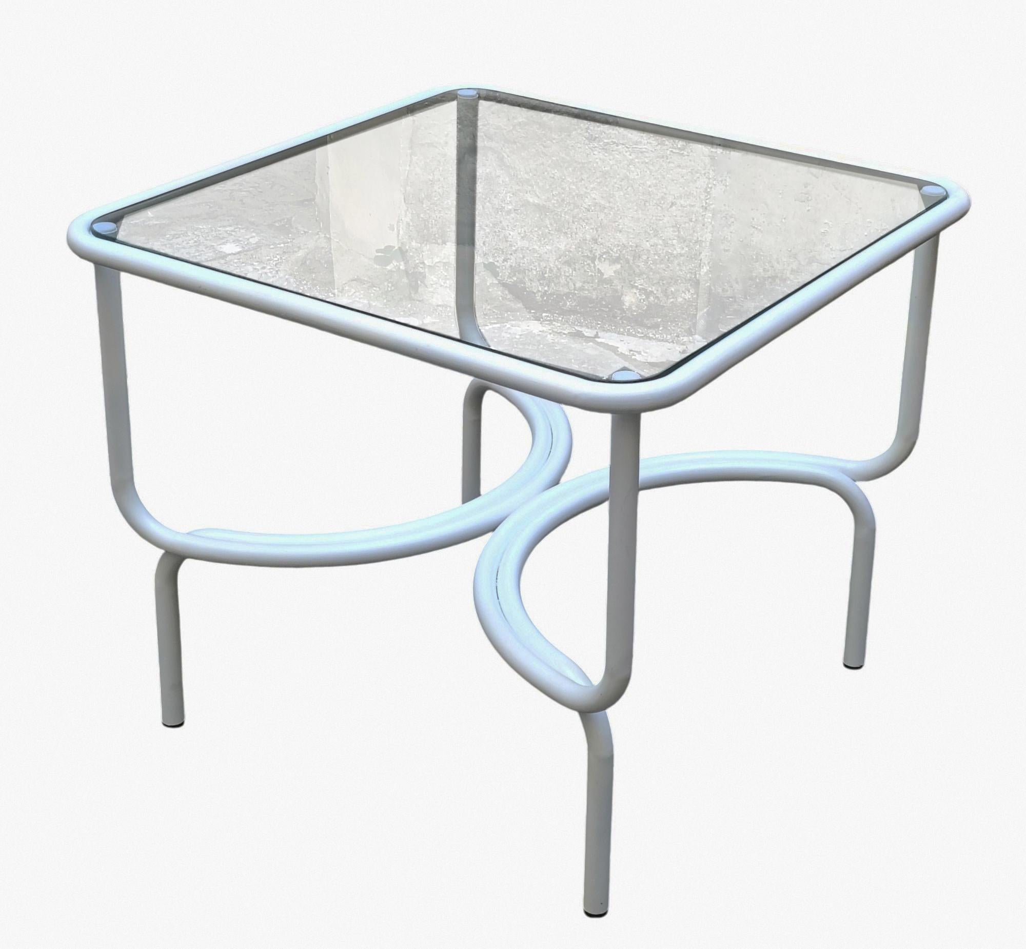 Mid-Century Modern Gae Aulenti pour Poltronova Table blanche 