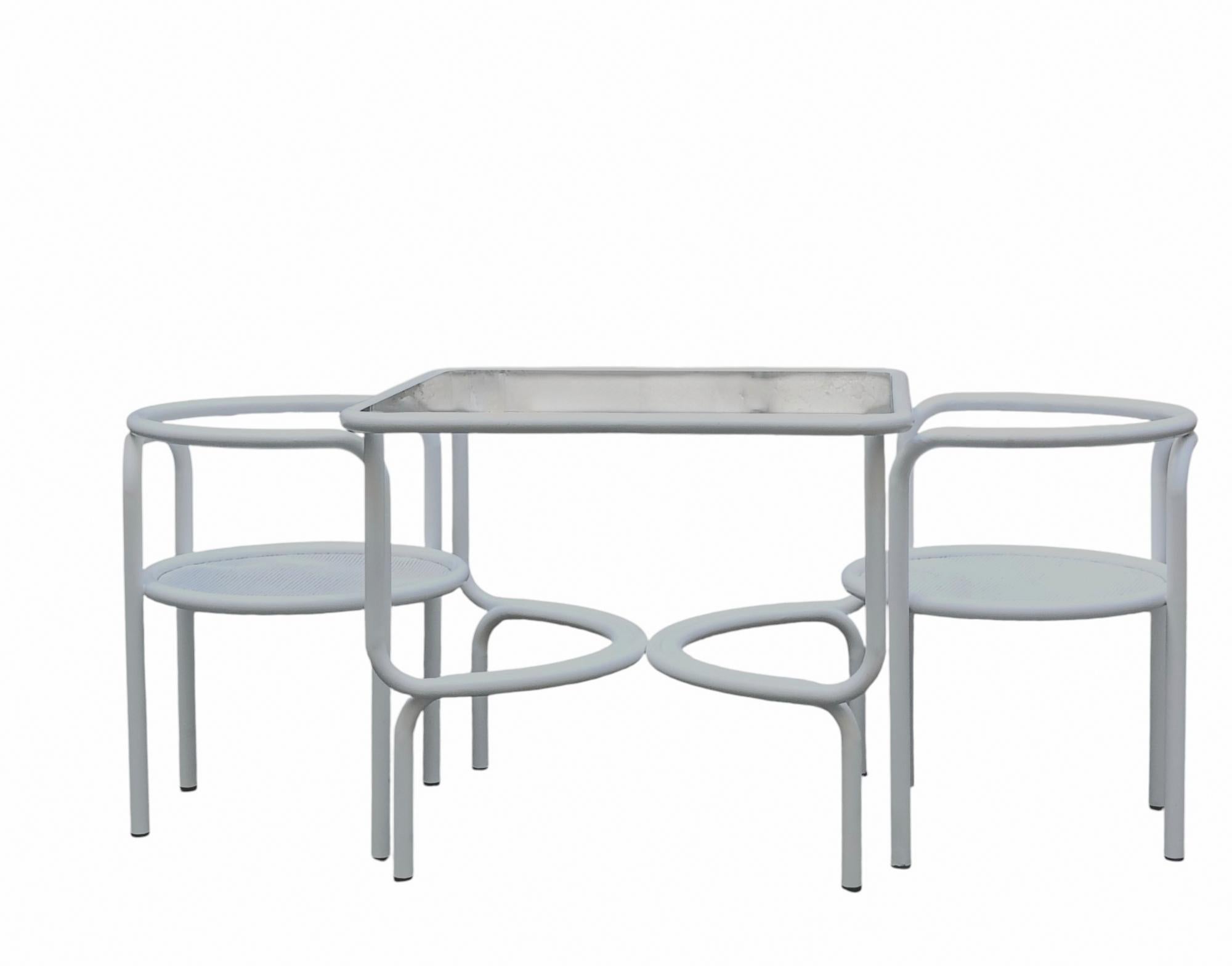Italian Gae Aulenti pour Poltronova Table blanche 