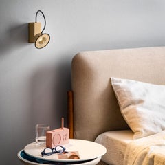 Gae Aulenti & Piero Castiglioni 'Minibox' Sconce in Coffee for Stilnovo