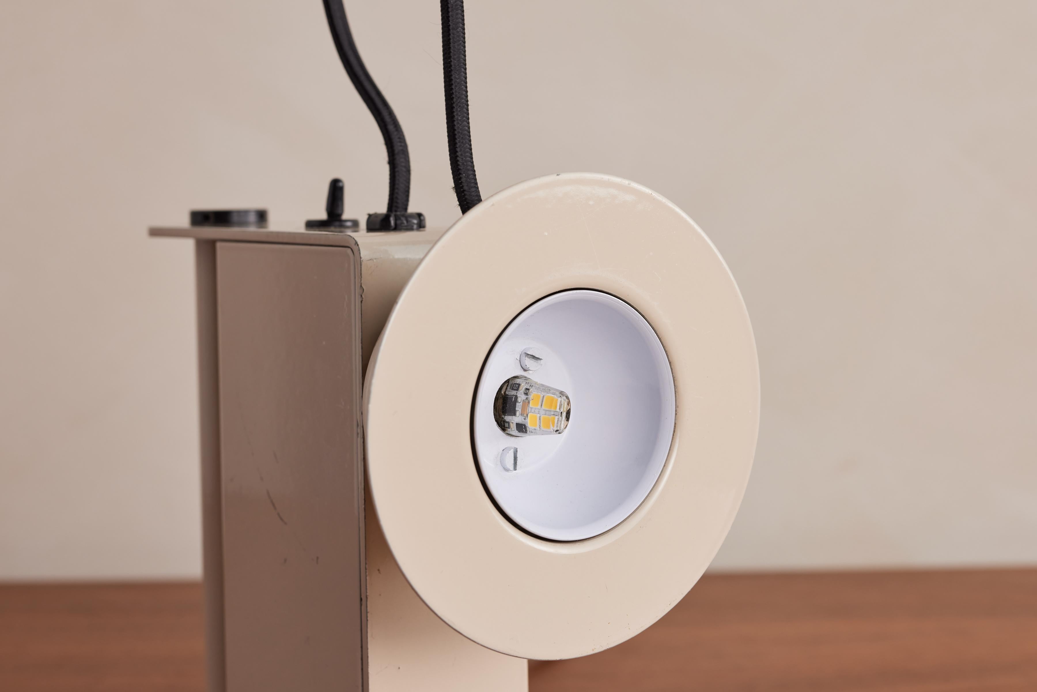 Gae Aulenti & Piero Castiglioni Lámpara de mesa Minibox en venta 4