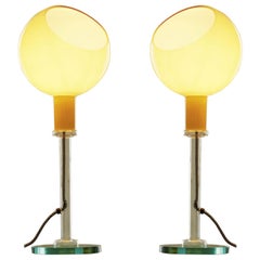 Pair of Gae Aulenti & Piero Castiglioni 'Parola' Table Lamps for Fontana Arte