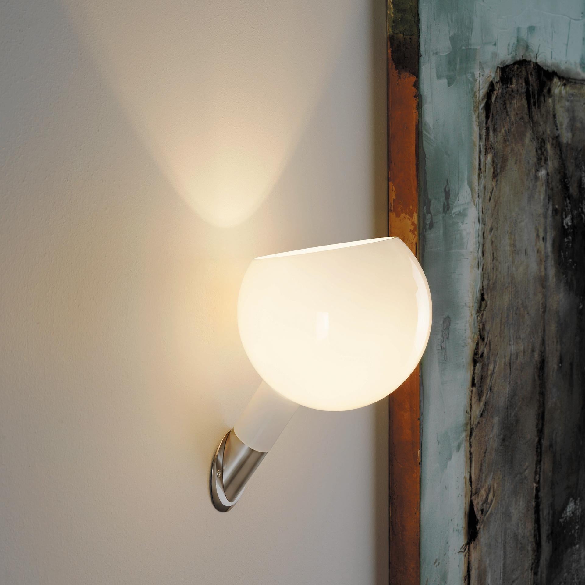 Crystal Gae Aulenti & Piero Castiglioni 'Parola' Table Lamp in Amber for Fontana Arte