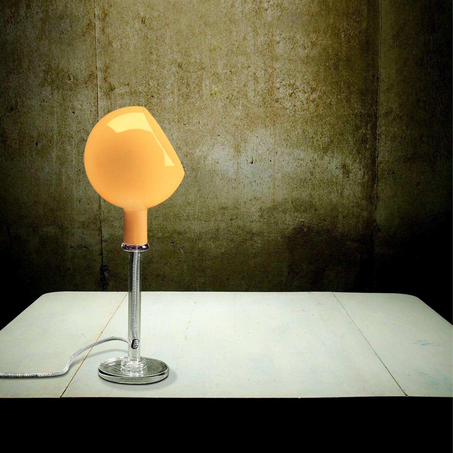 Gae Aulenti & Piero Castiglioni 'Parola' Tischlampe in Weiß für Fontana Arte im Angebot 5