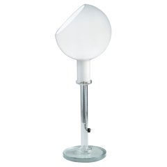 Lampada da tavolo 'Parola' in bianco di Gae Aulenti & Piero Castiglioni per Fontana Arte