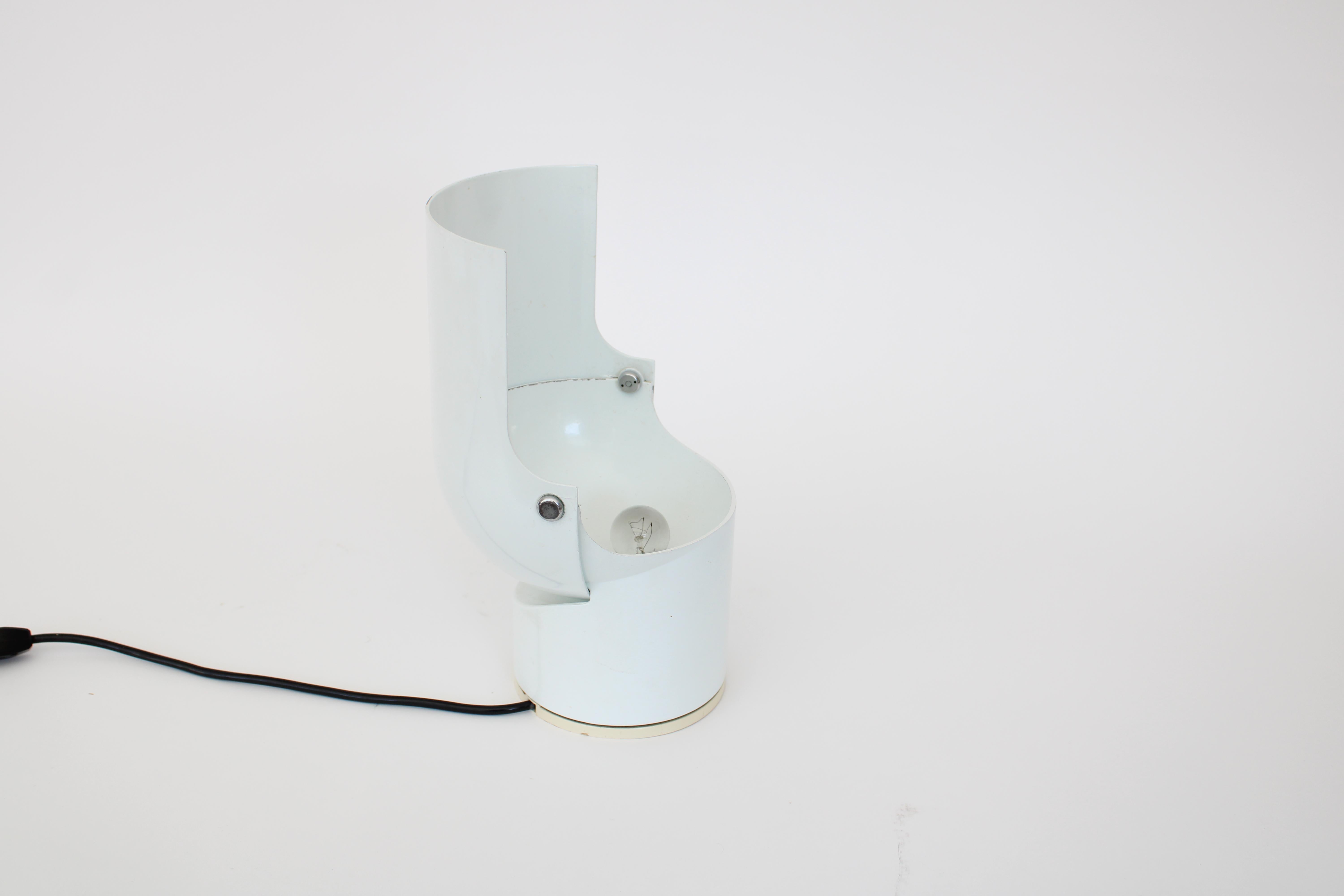 Steel Gae Aulenti Pileino for Artmeide Table Lamp c 1972