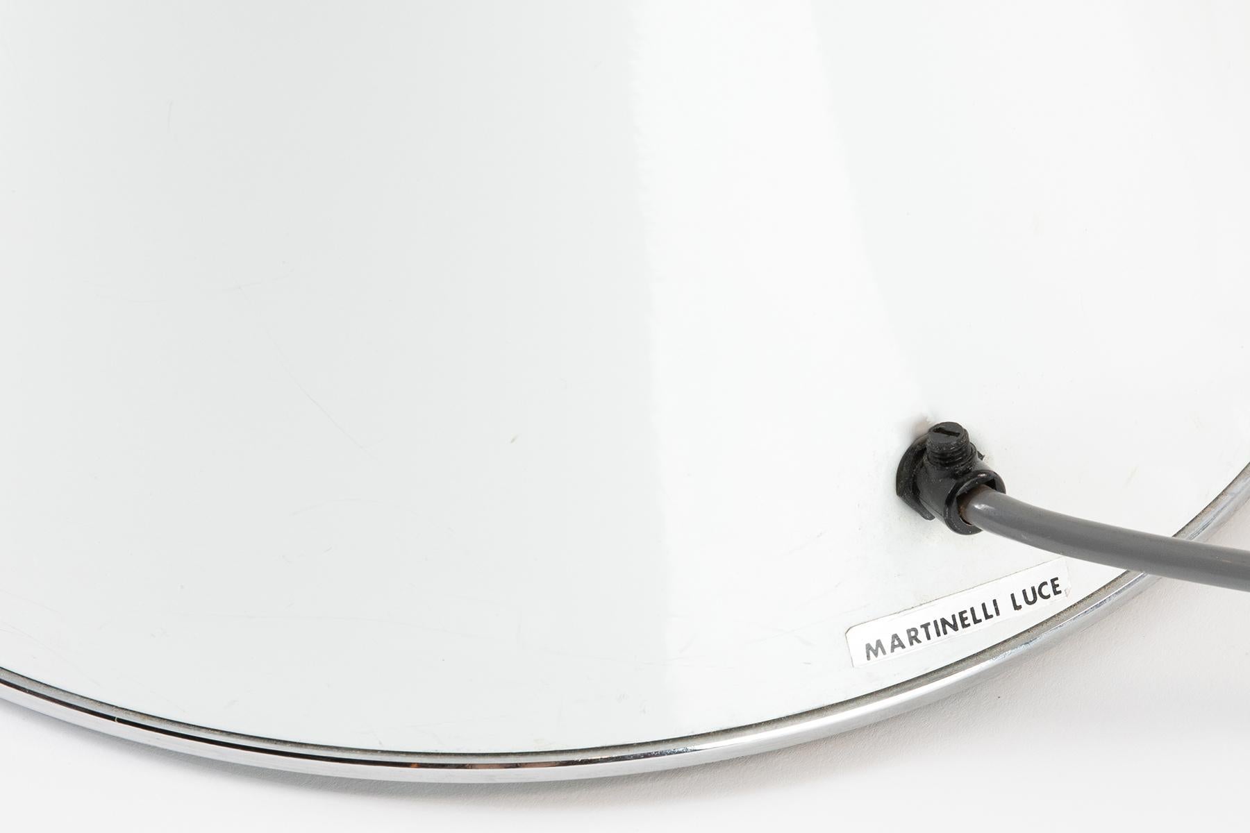 Italian Gae Aulenti Pipistrello Table Lamp for Martinelli Luce