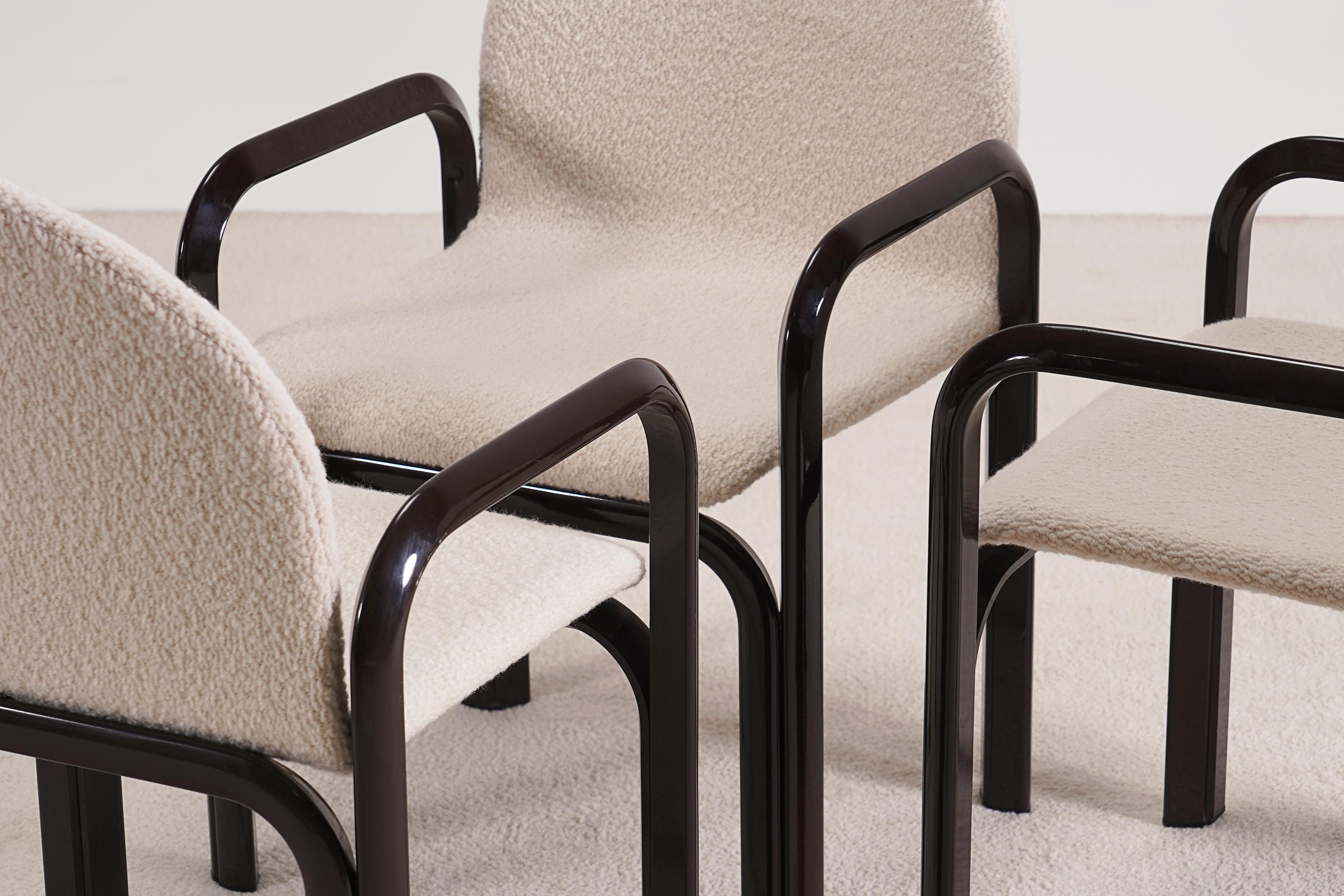 Fin du 20e siècle Gae Aulenti, ensemble de 3 fauteuils 
