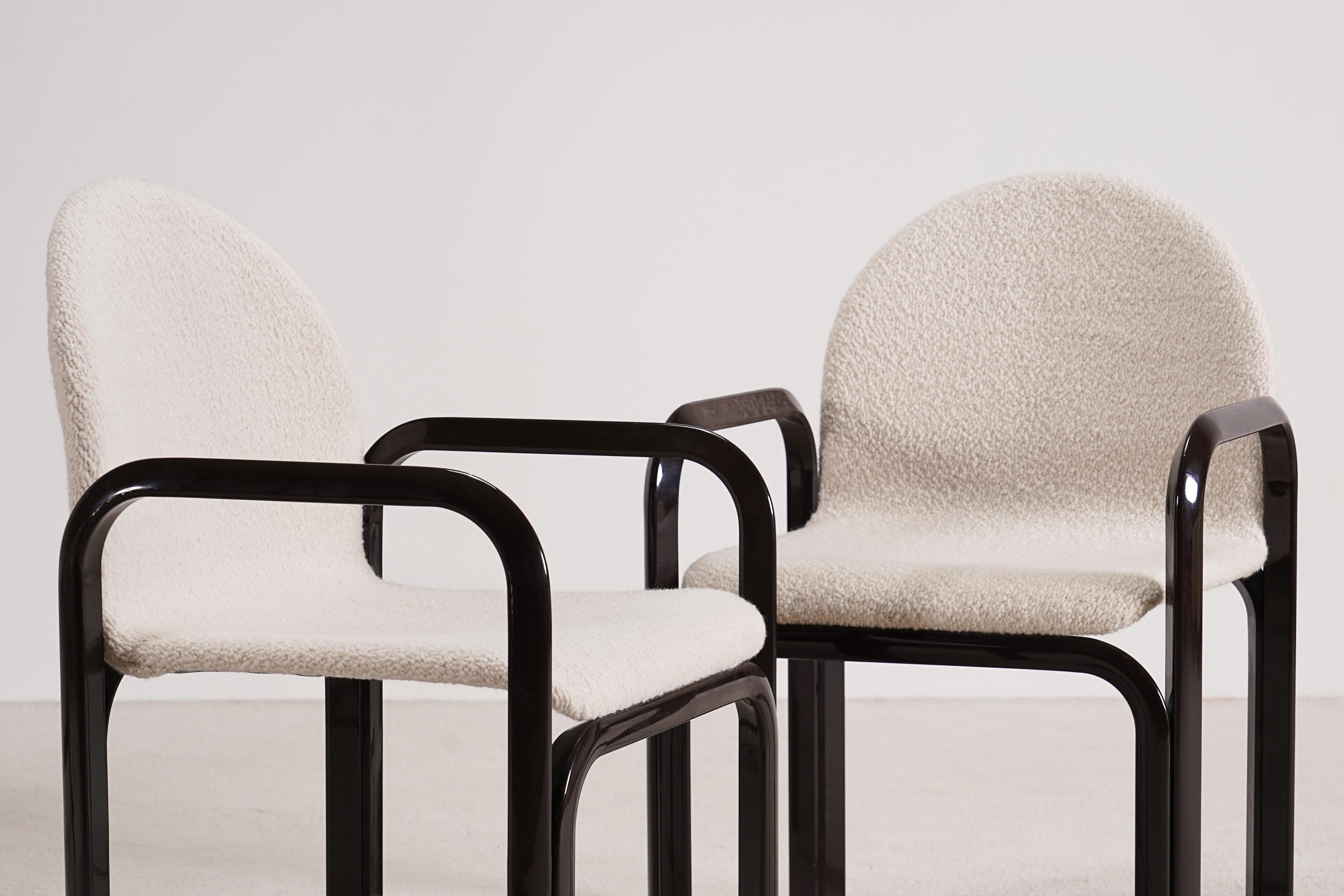 Gae Aulenti, 3er-Set „Orsay“-Sessel für Knoll International, 1970er Jahre (Metall) im Angebot