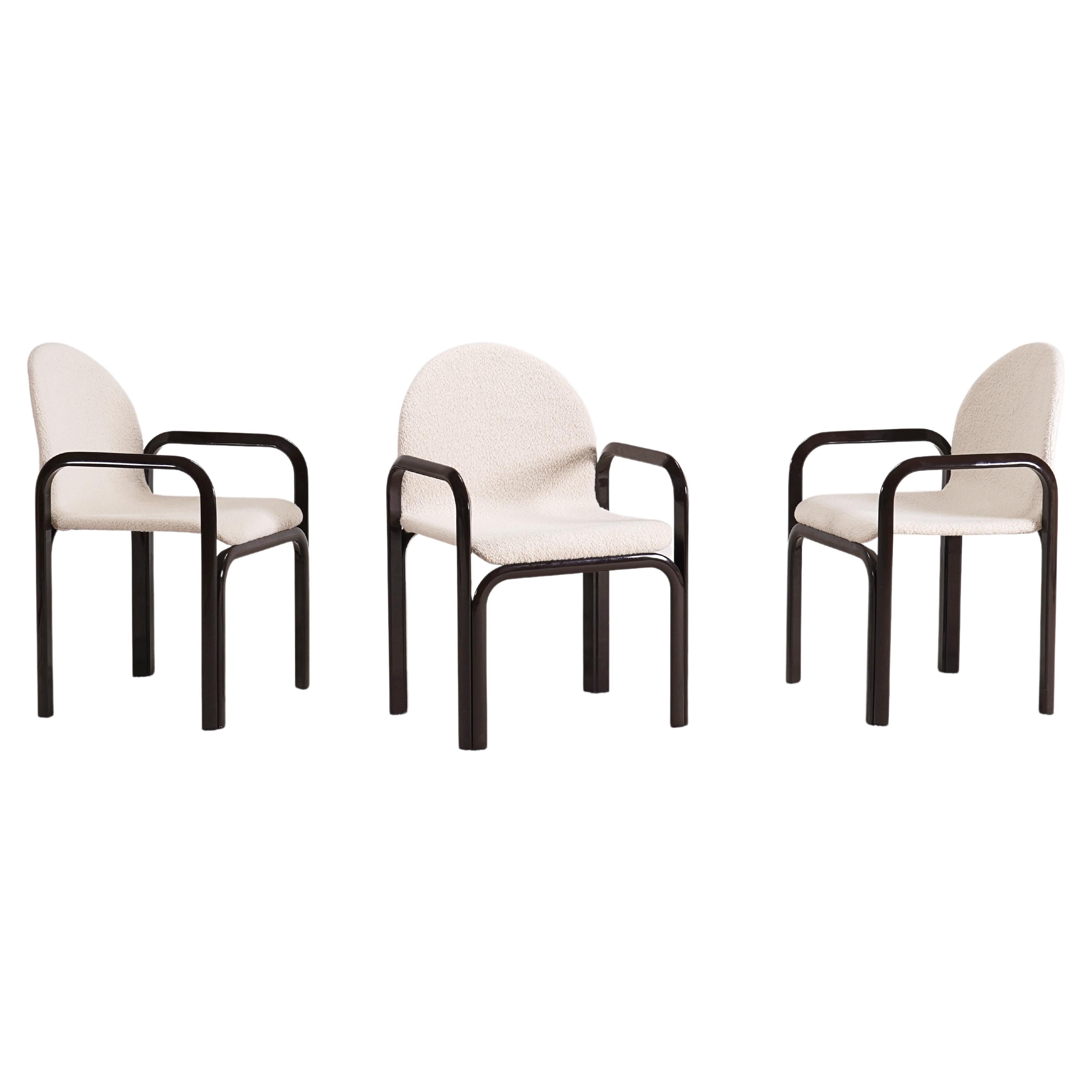 Gae Aulenti, Set of 3 "Orsay" Armchairs for Knoll International, 1970s