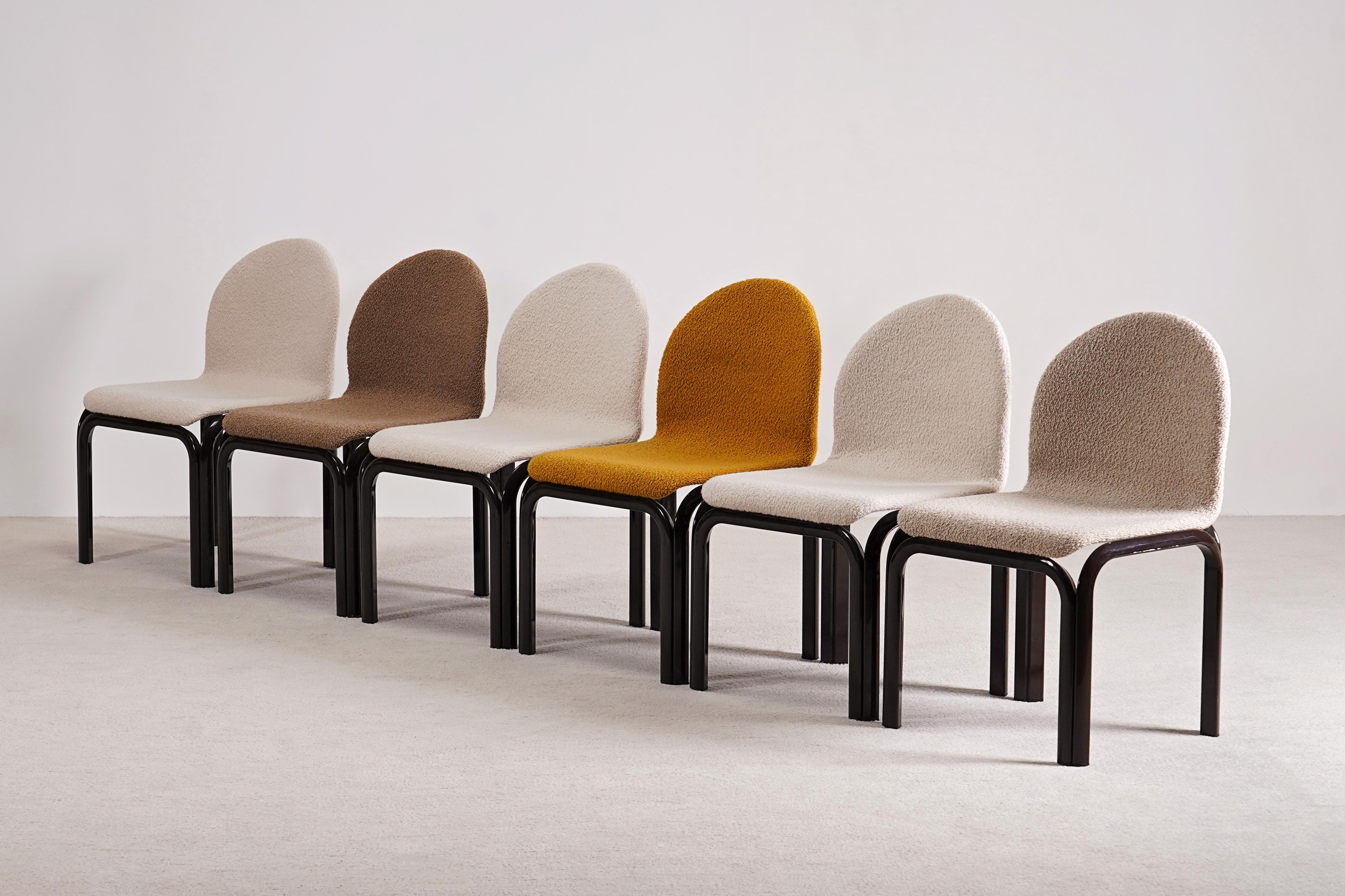 Gae Aulenti, 6er-Set „Orsay“-Stühle für Knoll International, 1970er-Jahre im Zustand „Gut“ im Angebot in Paris, FR