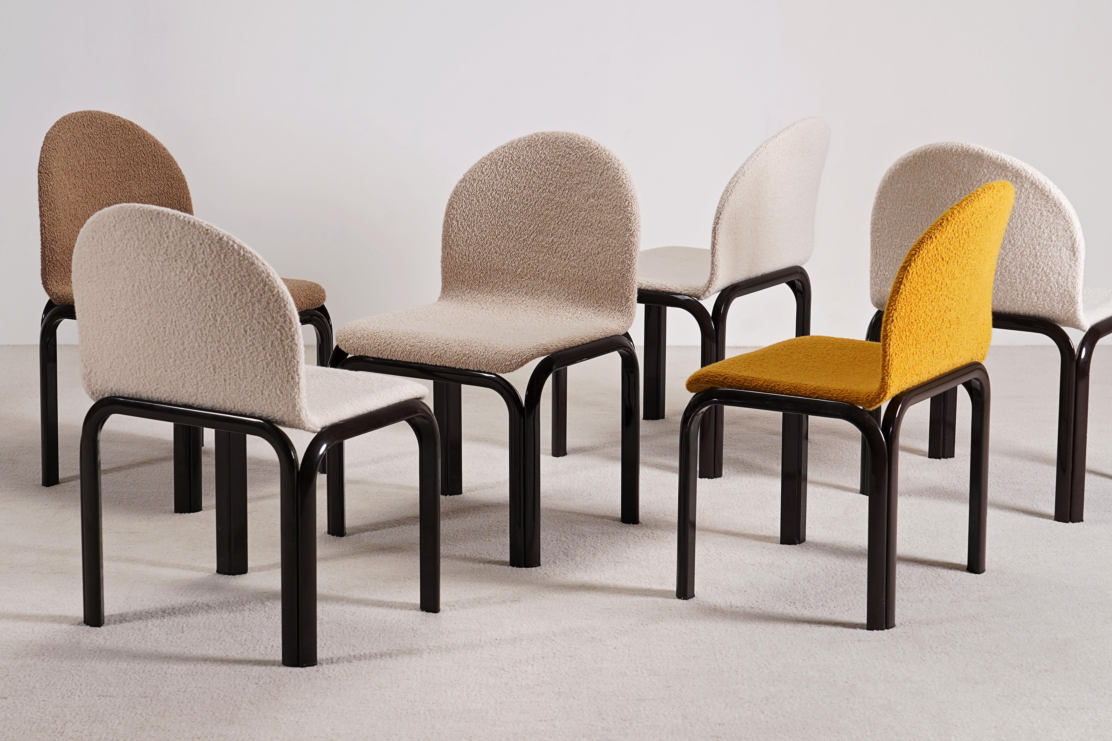 Gae Aulenti, 6er-Set „Orsay“-Stühle für Knoll International, 1970er-Jahre (Ende des 20. Jahrhunderts) im Angebot