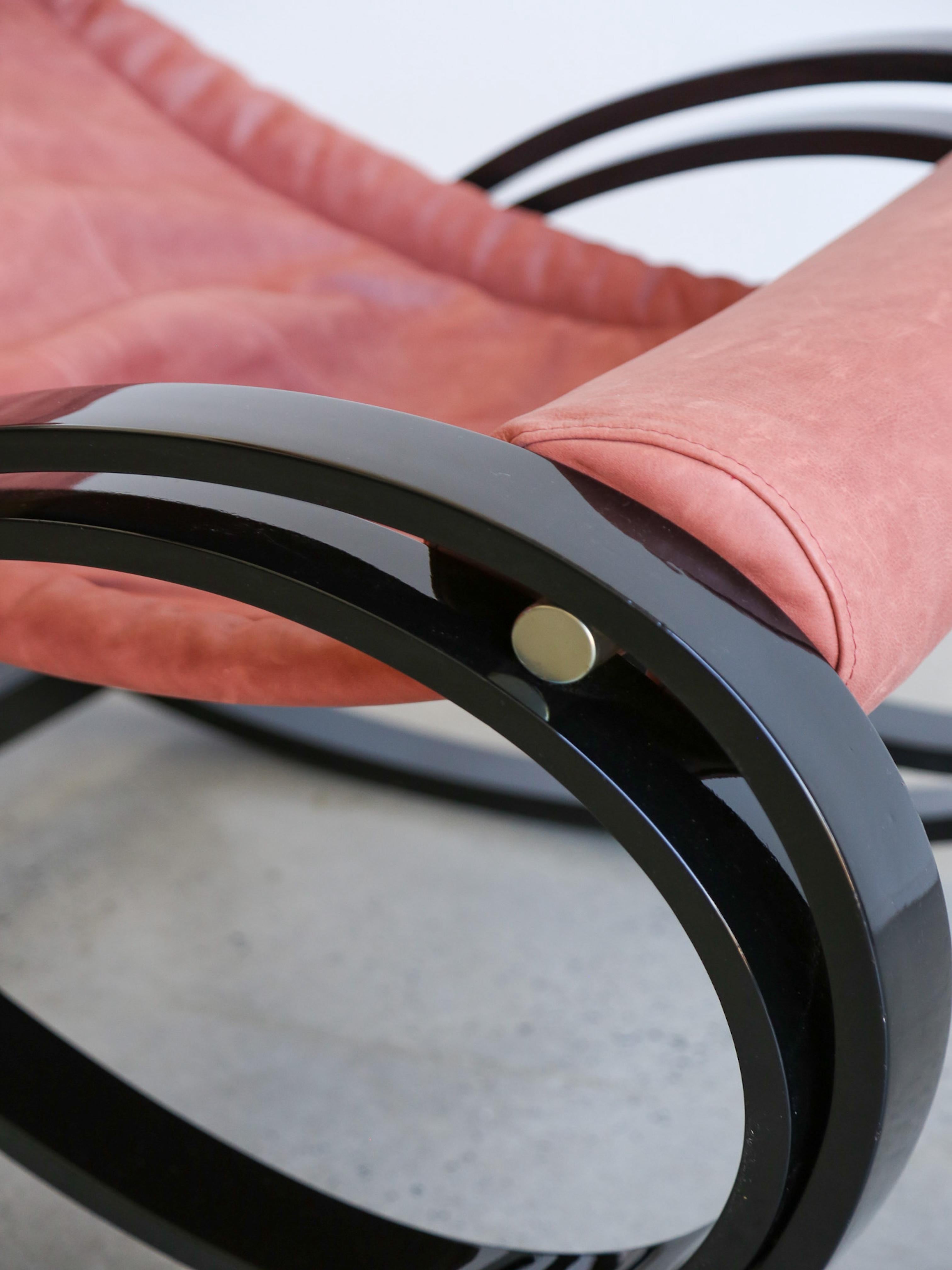 Mid-20th Century Gae Aulenti Sgarsul Rocking Chair for Poltronova 1960s For Sale
