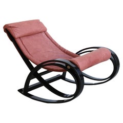 Gae Aulenti Sgarsul Rocking Chair for Poltronova 1960s