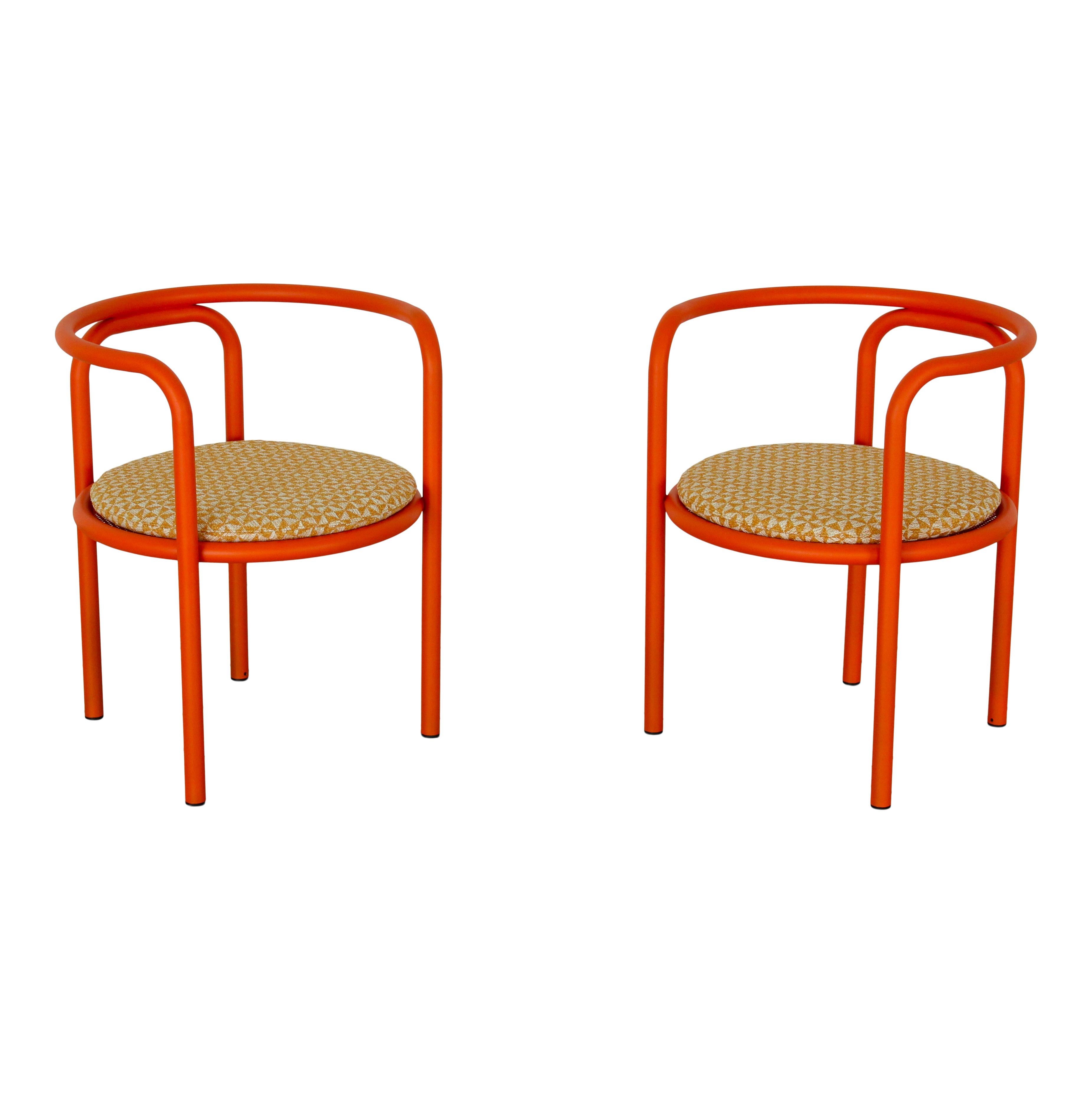 Gae Aulenti Sillones y otomana Locus Solus de la Era Espacial para Poltronova, 1964 mediados del siglo XX en venta