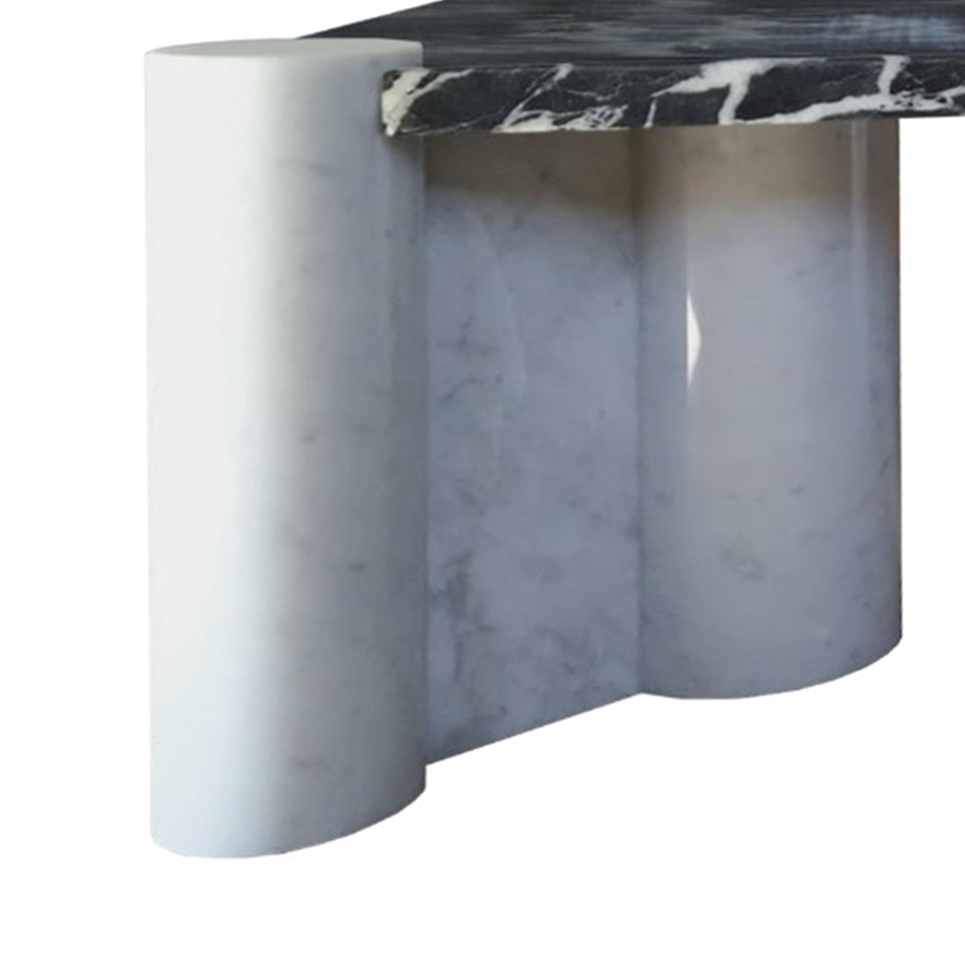 Mid-Century Modern Gae Aulenti Space Age Marble Jumbo Coffee Table for Knoll International, 1969 For Sale