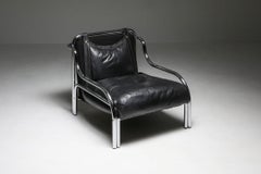 Gae Aulenti 'Stringa' Armchair Black