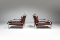 Gae Aulenti 'Stringa' Pair of Armchairs