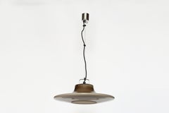 Deckenleuchte im Stil von Gae Aulenti, Italien, um 1970