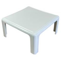 Gae Aulenti Table Model 4894 for Kartell in White Polyurethane, 1970s