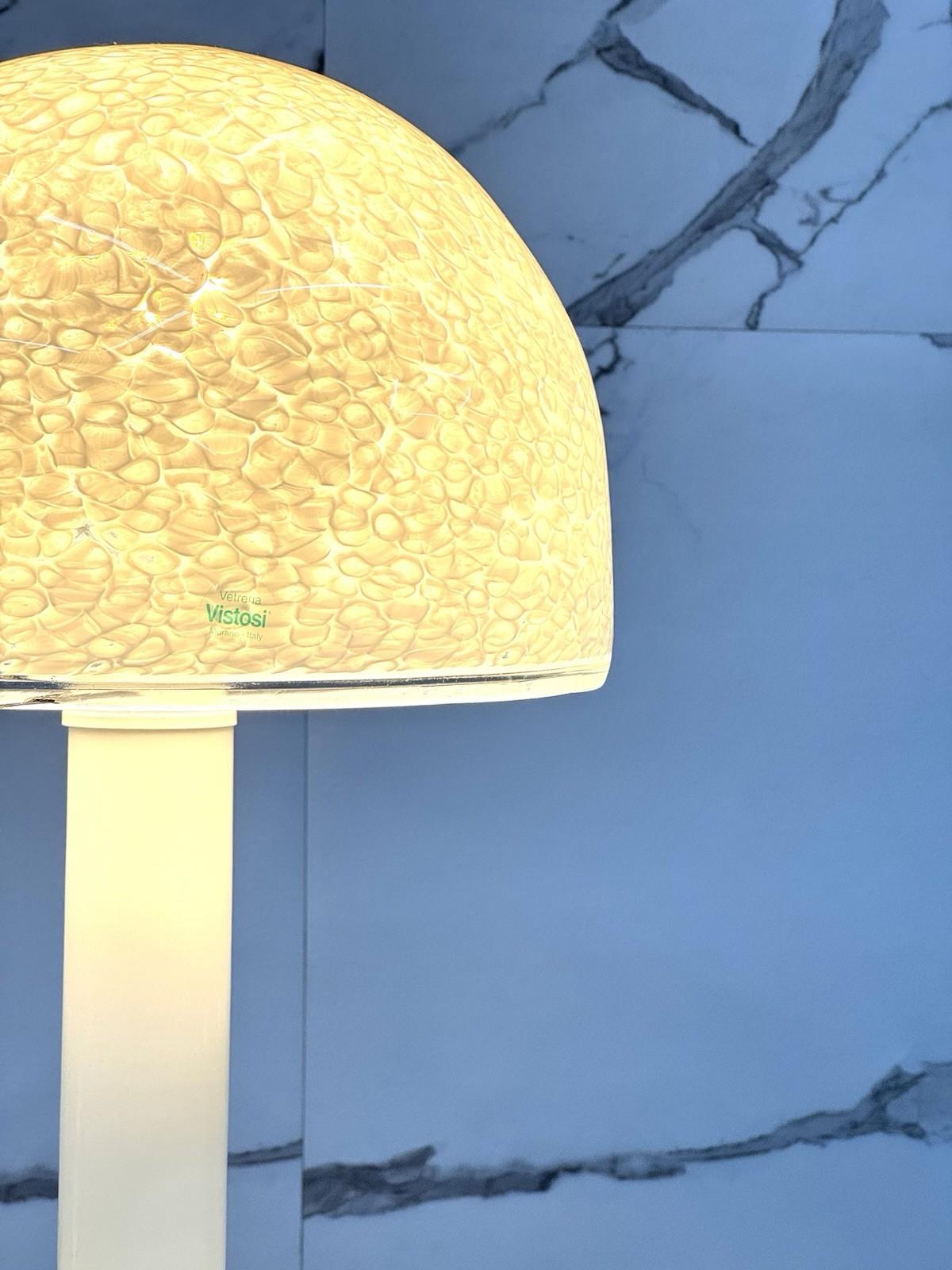 Gae Aulenti Vistosi Neverrino Lampada da tavolo murano design venezia Italian en venta