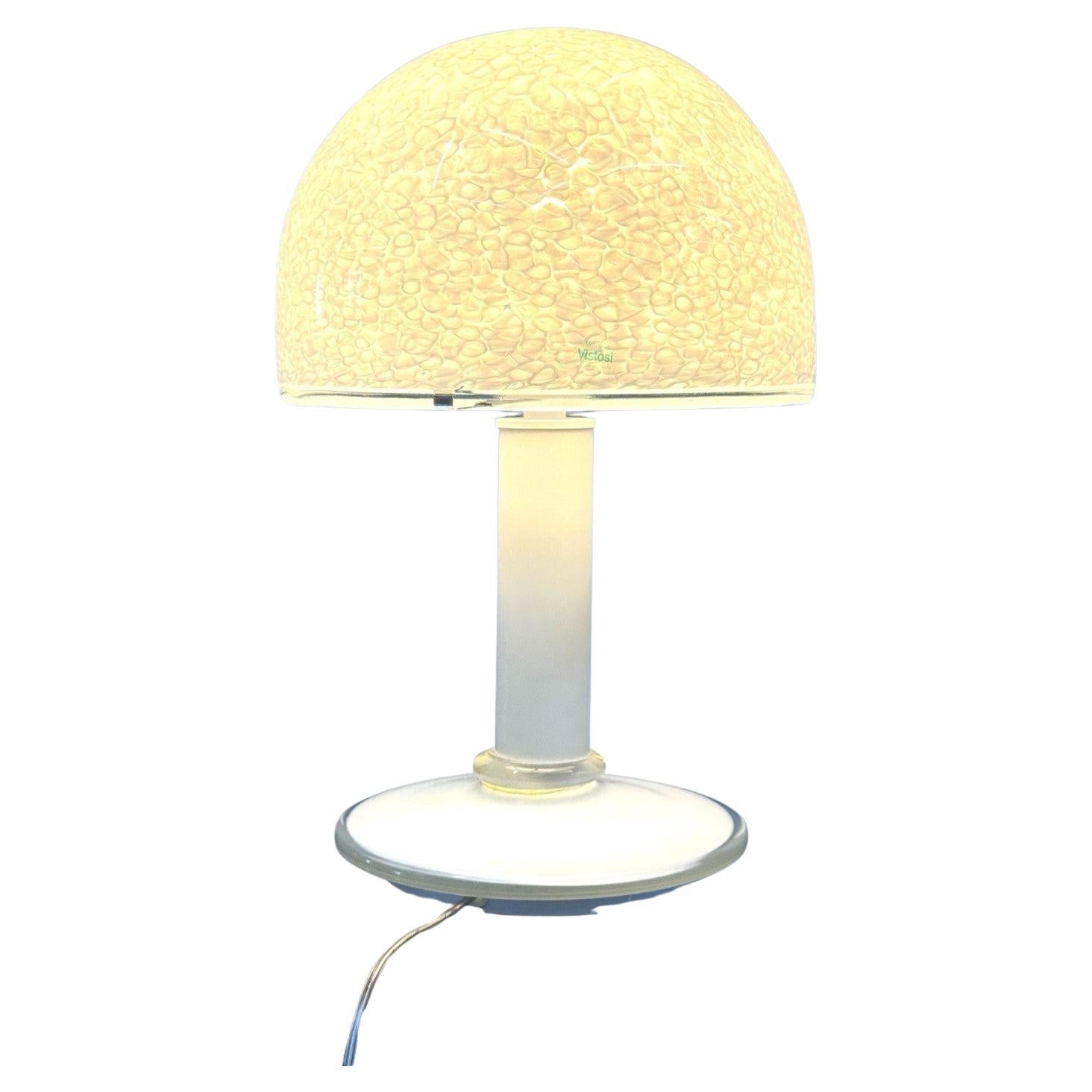 Gae Aulenti Vistosi Neverrino Lampada da tavolo murano design venezia