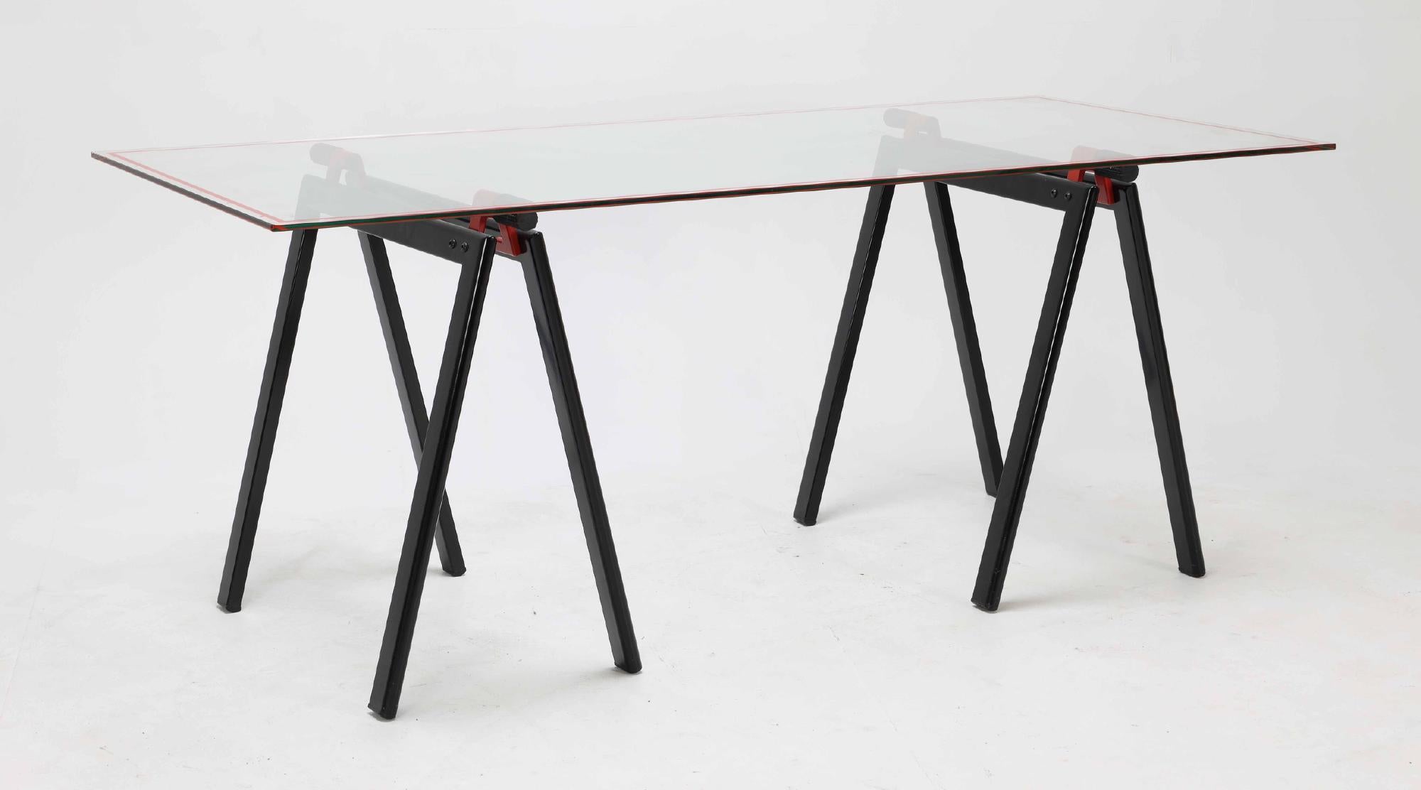Late 20th Century Gae Aulenti worktable / desk, Gaetano-series for Zanotta, Italy Post-Modern 