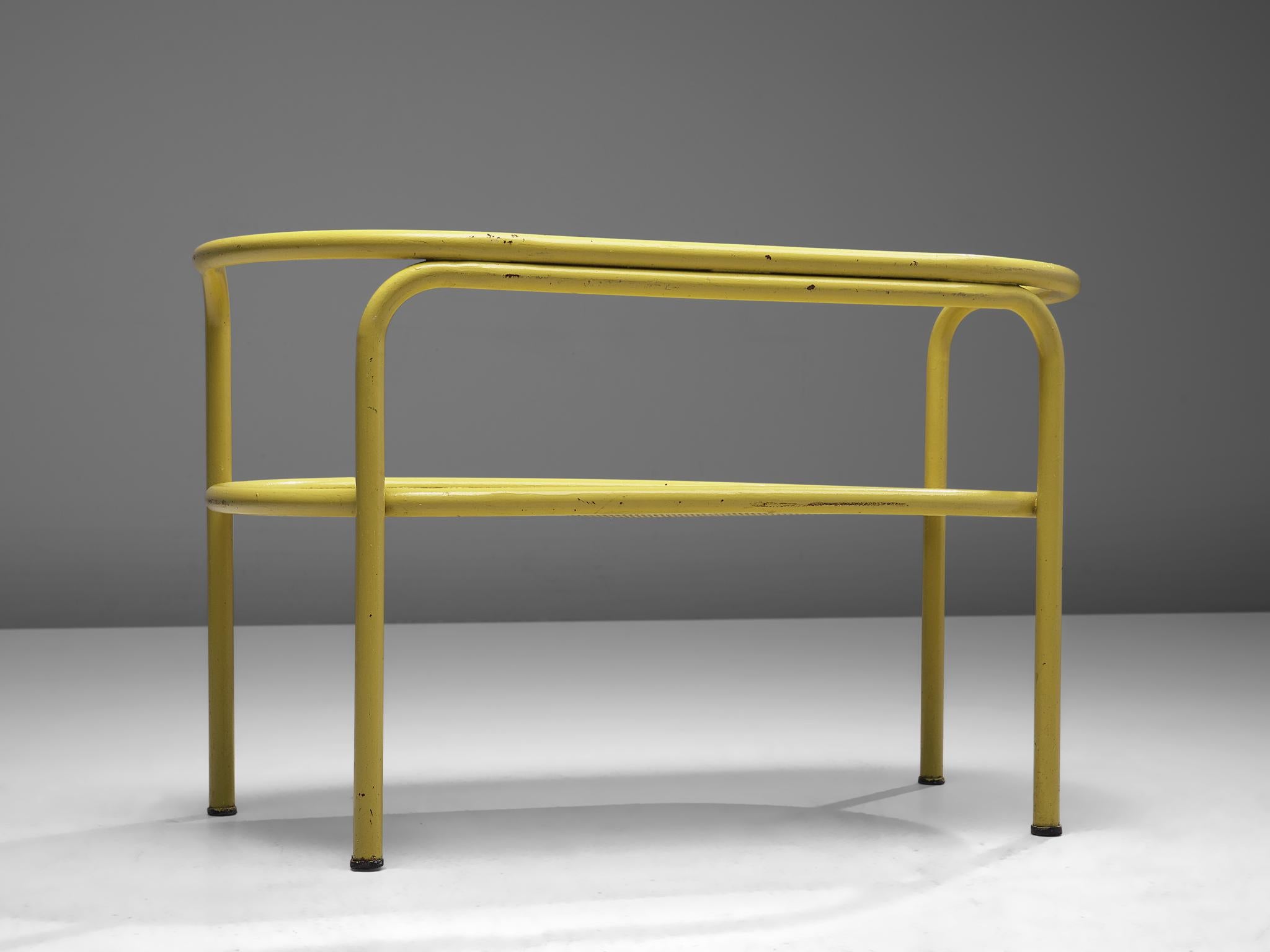 Mid-20th Century Gae Aulenti Yellow 'Locus Solus' Bench