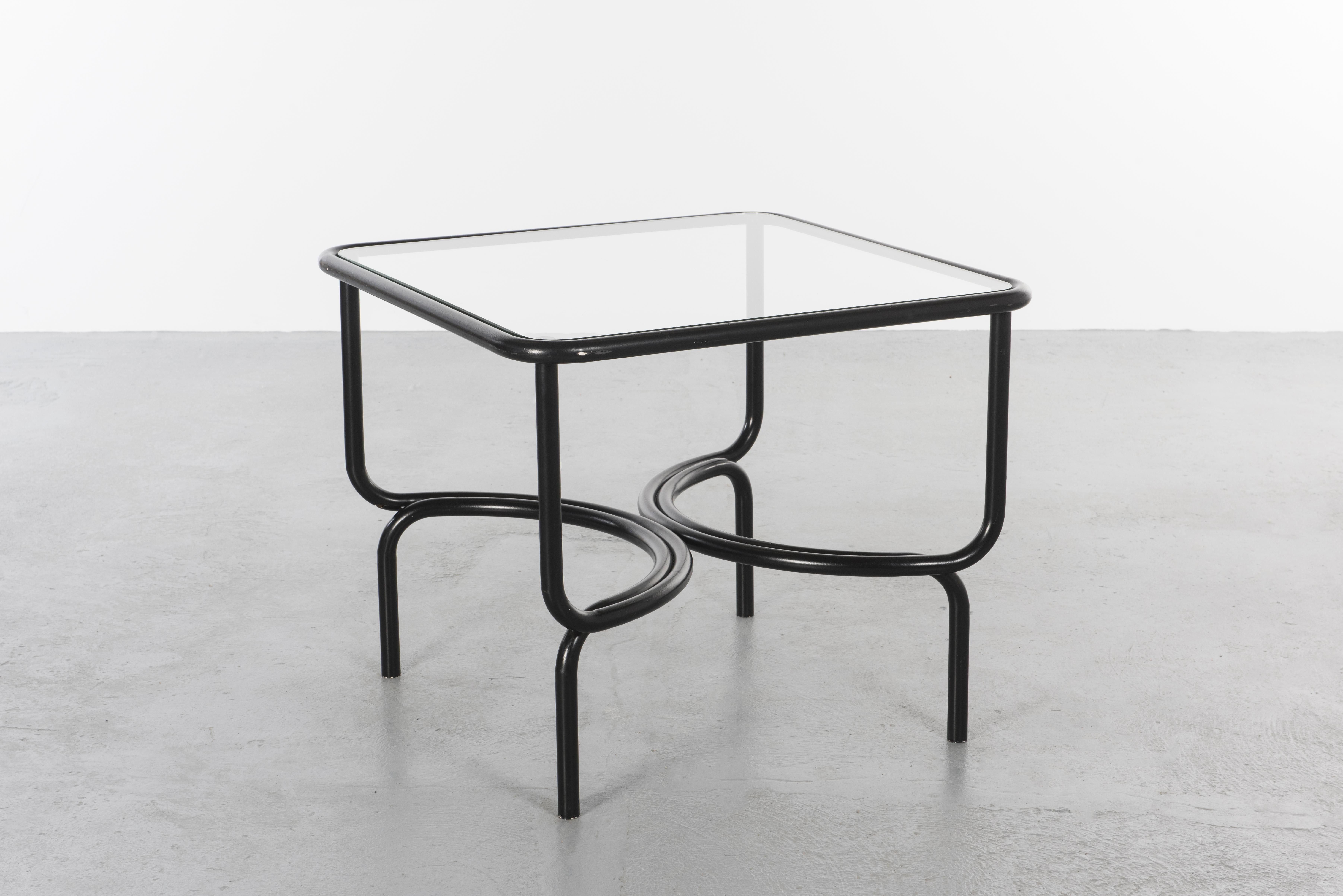 Gae Aulenti's Gartenmöbelset, Locus Solos, um 1964, (Glas)