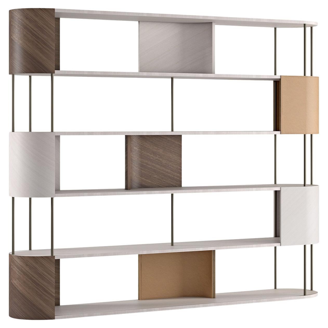 Librería modular multiacabado grande Gae by Carpanelli