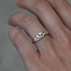 Gaea Signet Ring in 14K Gold, S & P Diamonds by Anastassia Sel Jewelry