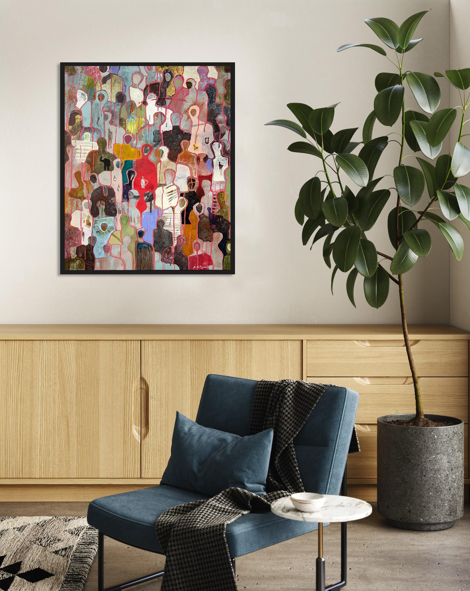 Un momento insieme di Gaetan de Seguin Pittura figurativa contemporanea in vendita 1