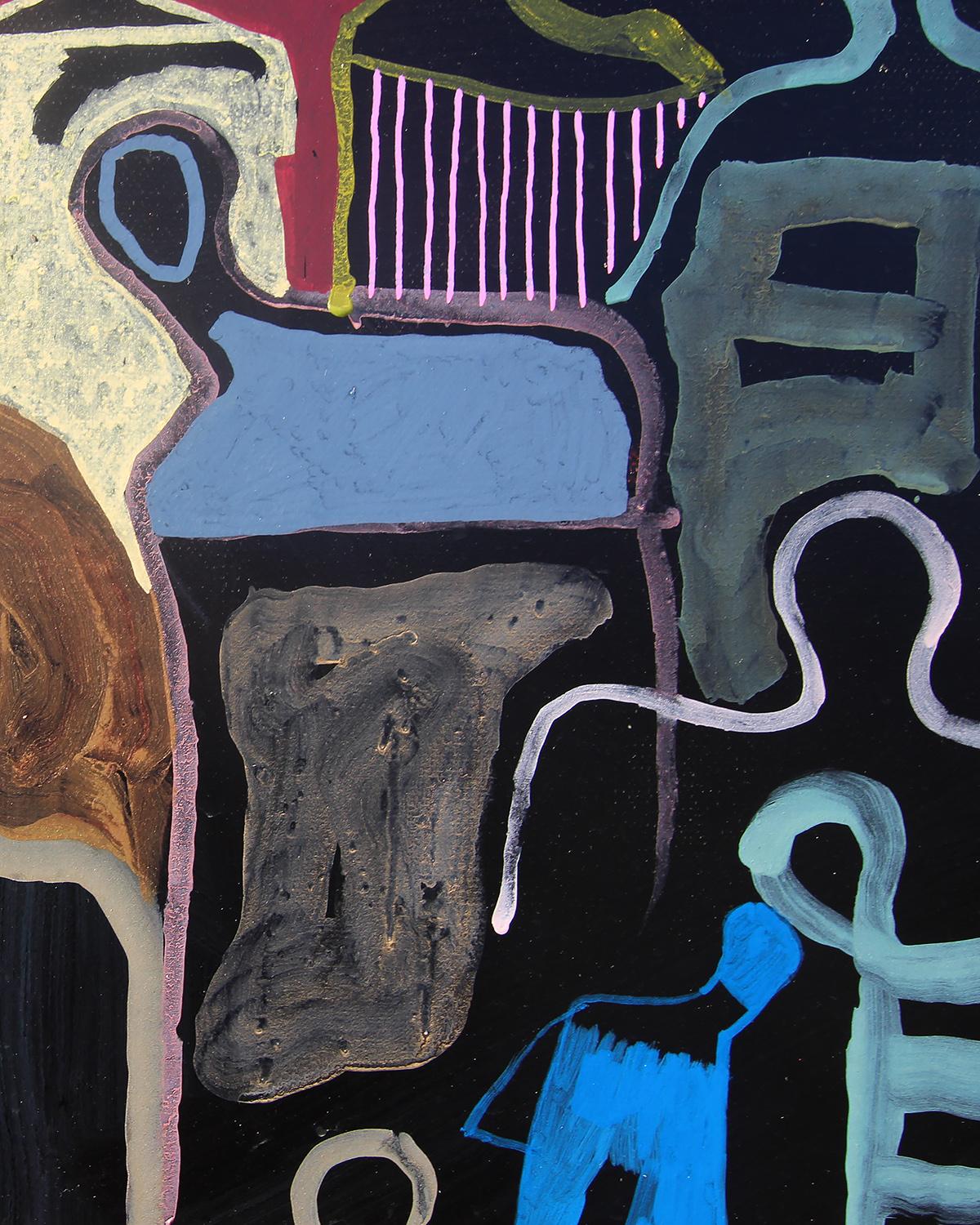 Gaetan de Seguin dipinge opere figurative, con un carattere astratto. I vari colori evidenziano che nessuna persona è uguale all'altra e le sue opere celebrano questa individualità in modo contemporaneo ed elegante. I suoi dipinti sulla 