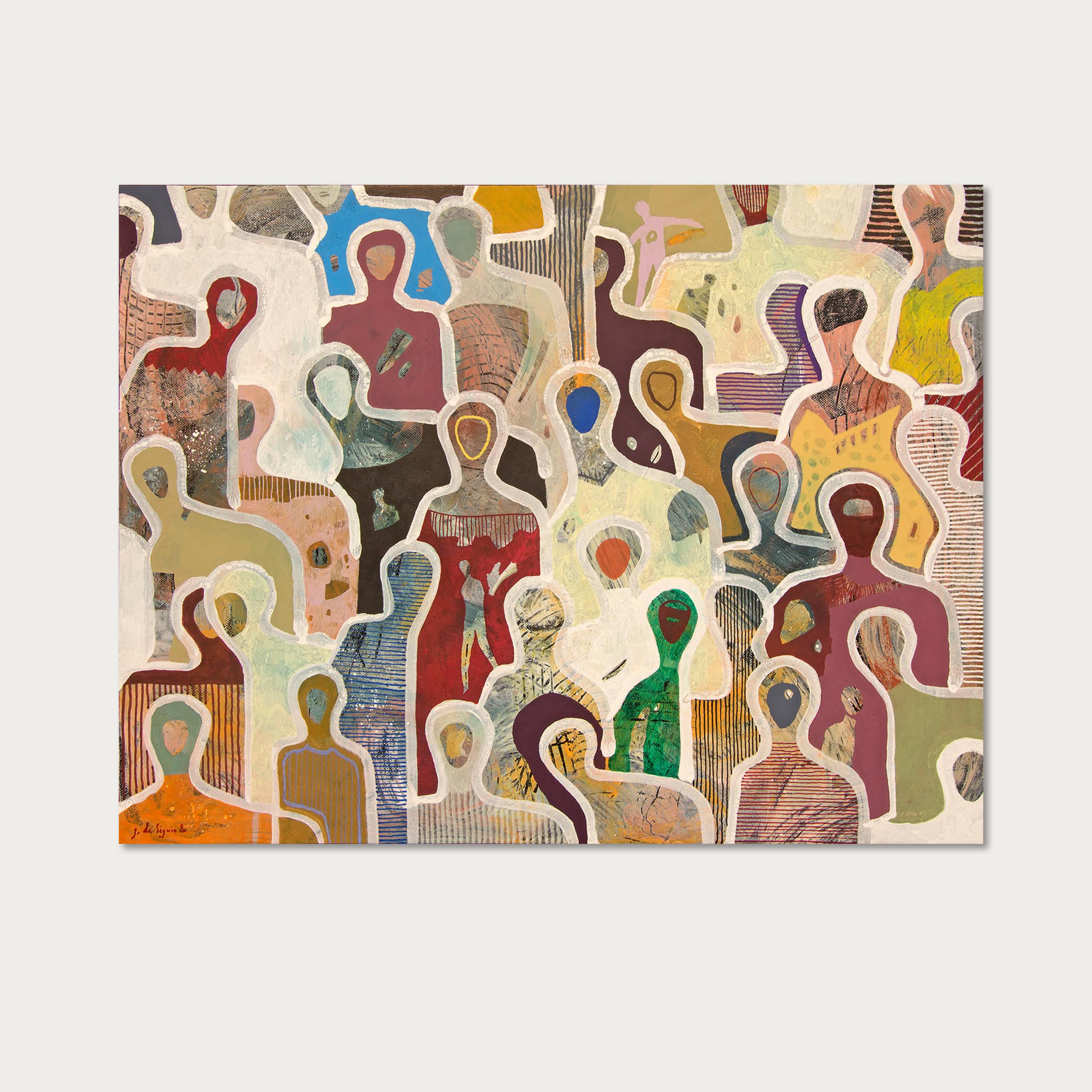 A Song we Share par Gaetan de Seguin Peinture contemporaine figurative - Painting de Gaëtan de Seguin