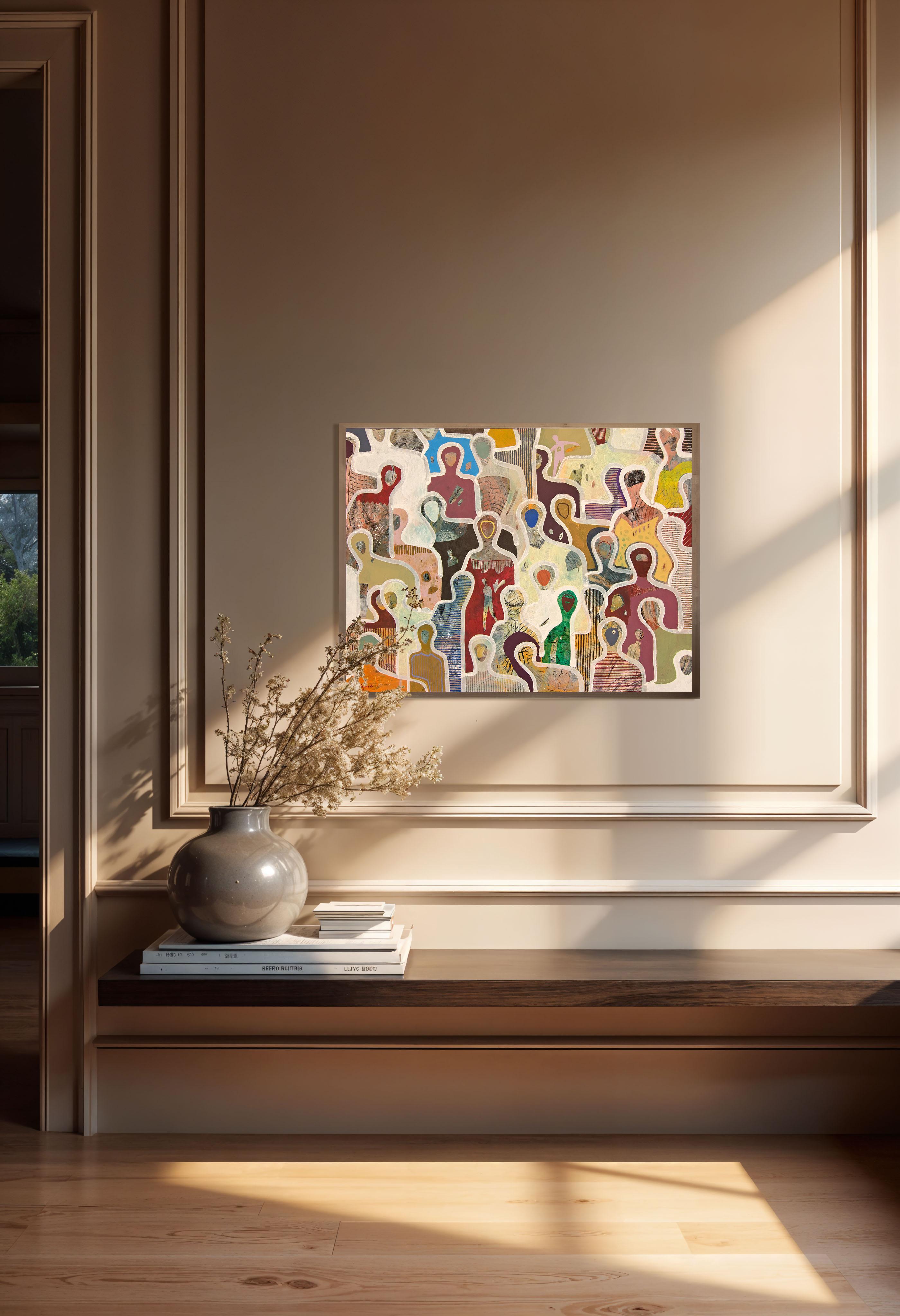 A Song we Share par Gaetan de Seguin Peinture contemporaine figurative en vente 1